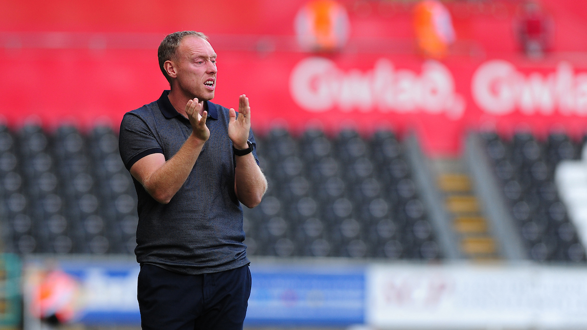 Swansea City head coach Steve Cooper