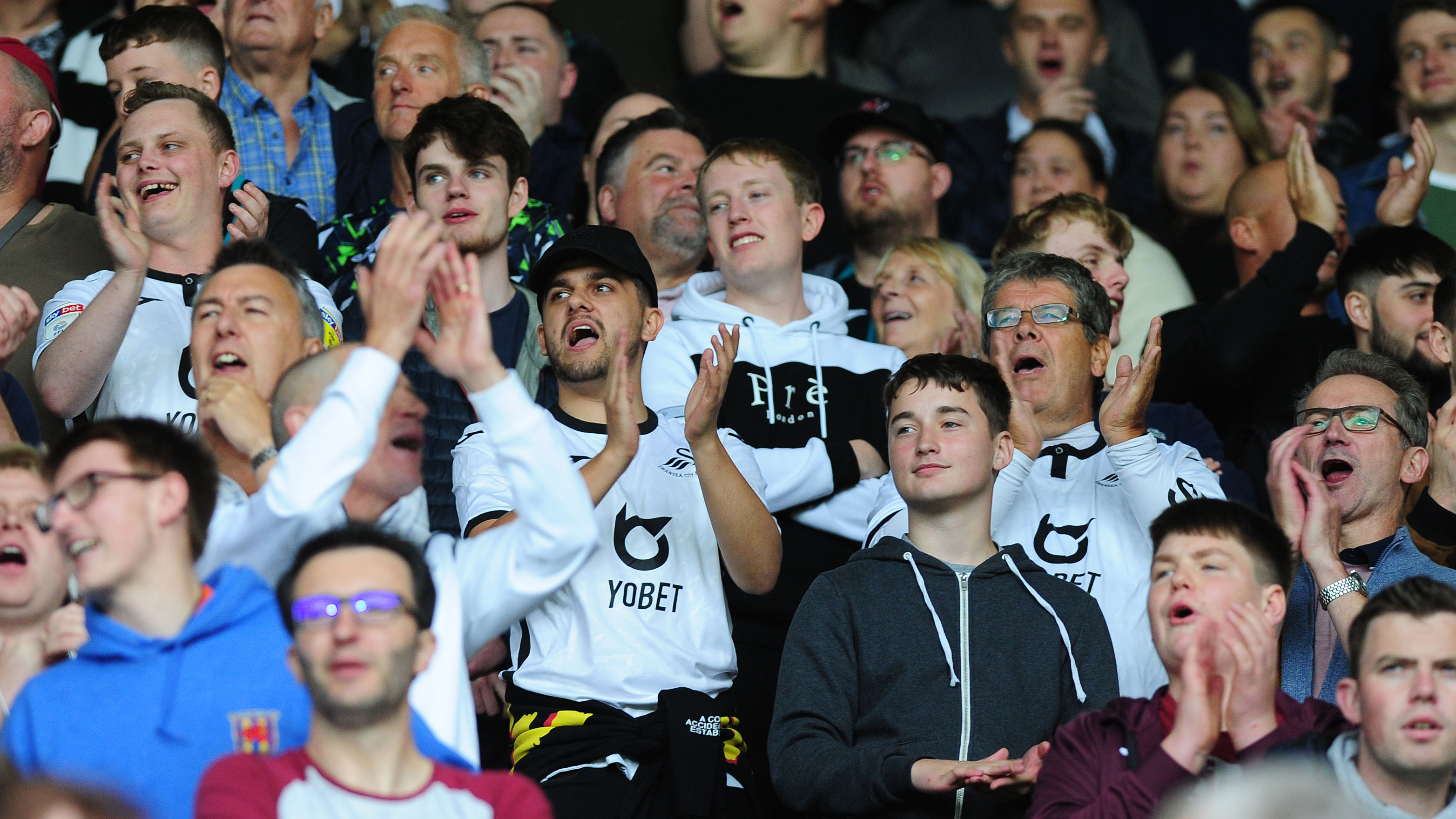 Swansea City supporters