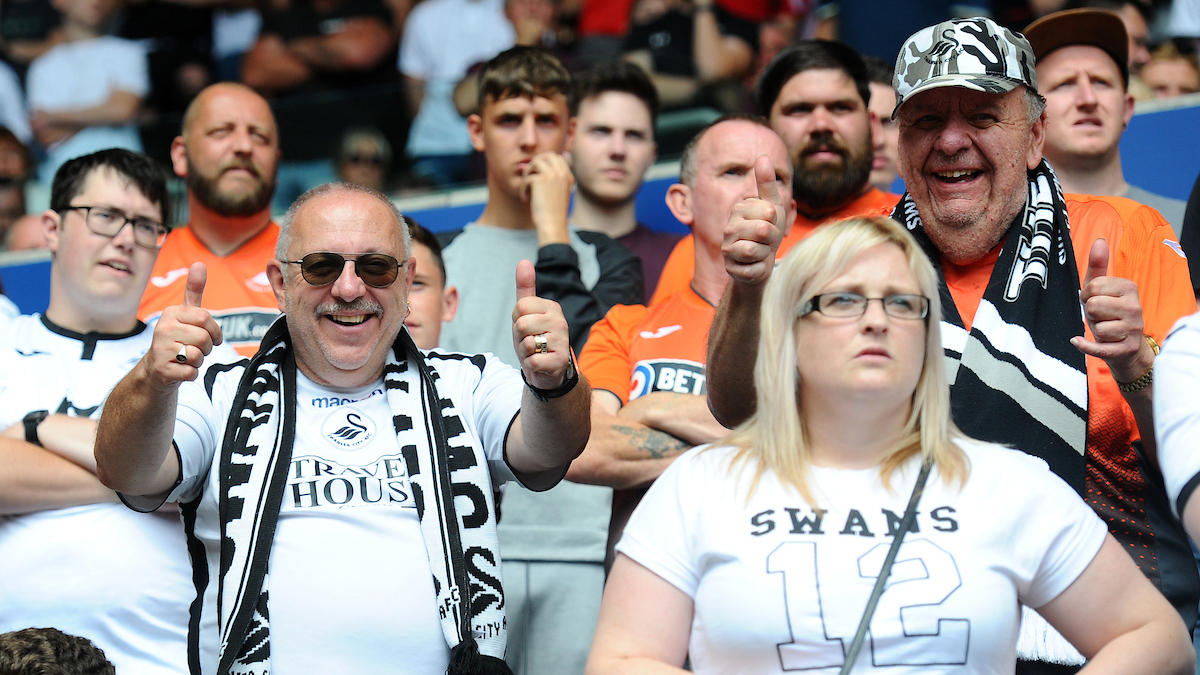 Swansea City fans