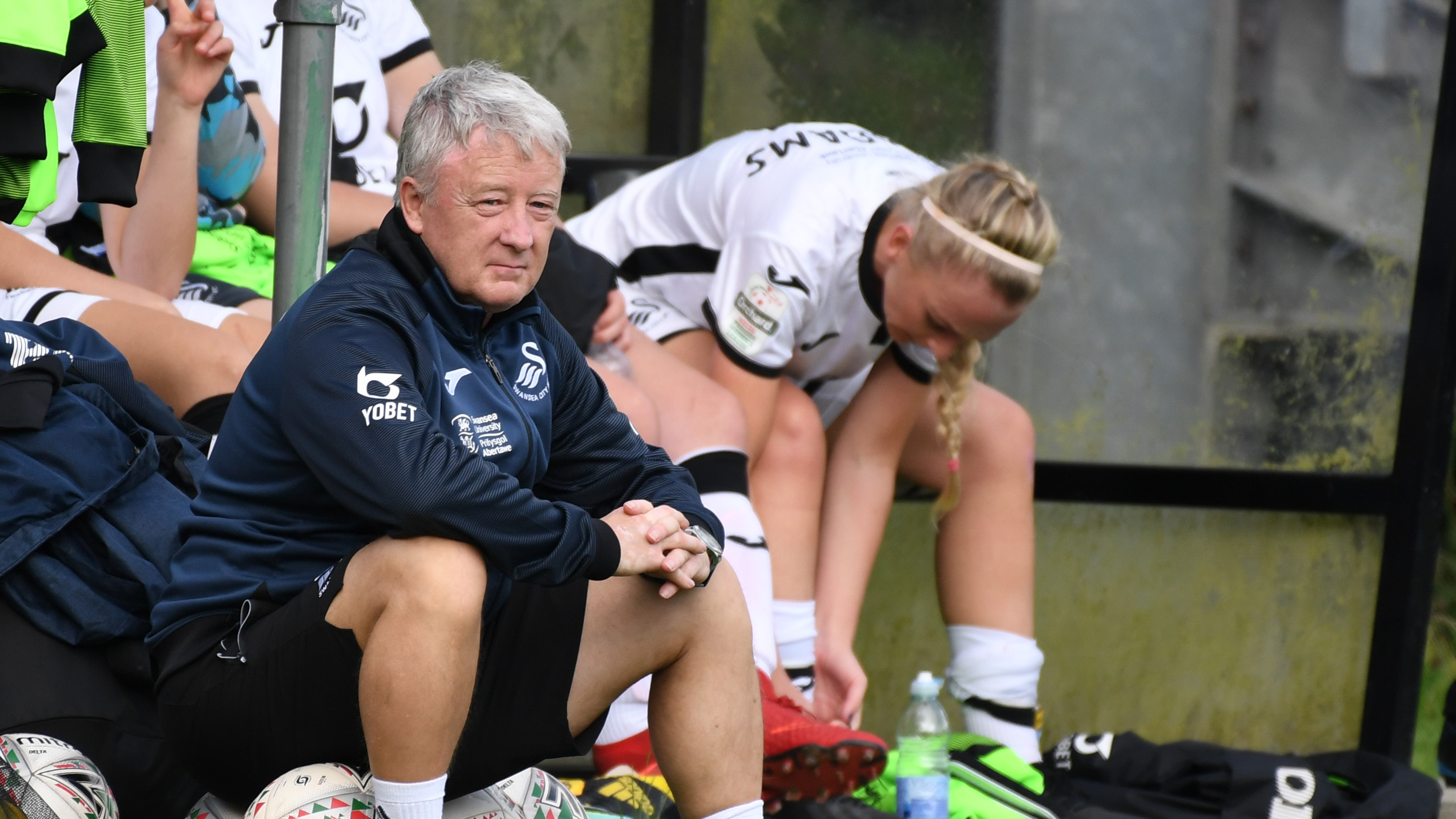 Swansea City Ladies manager Ian Owen