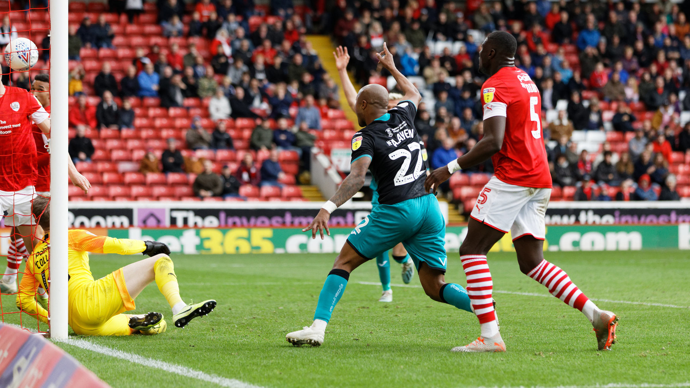 Barnsley Andre Ayew goal