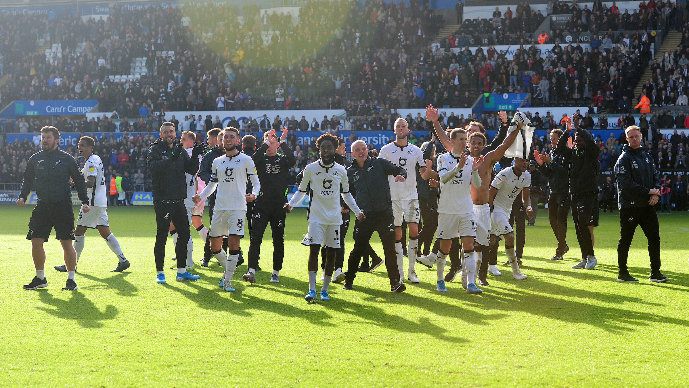 Cardiff huddle