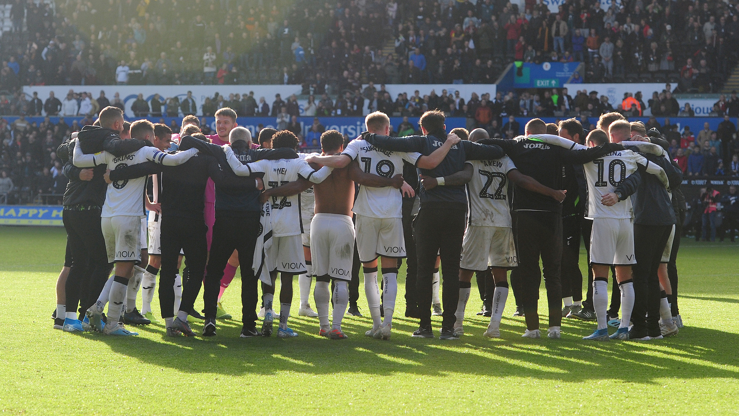 Cardiff huddle