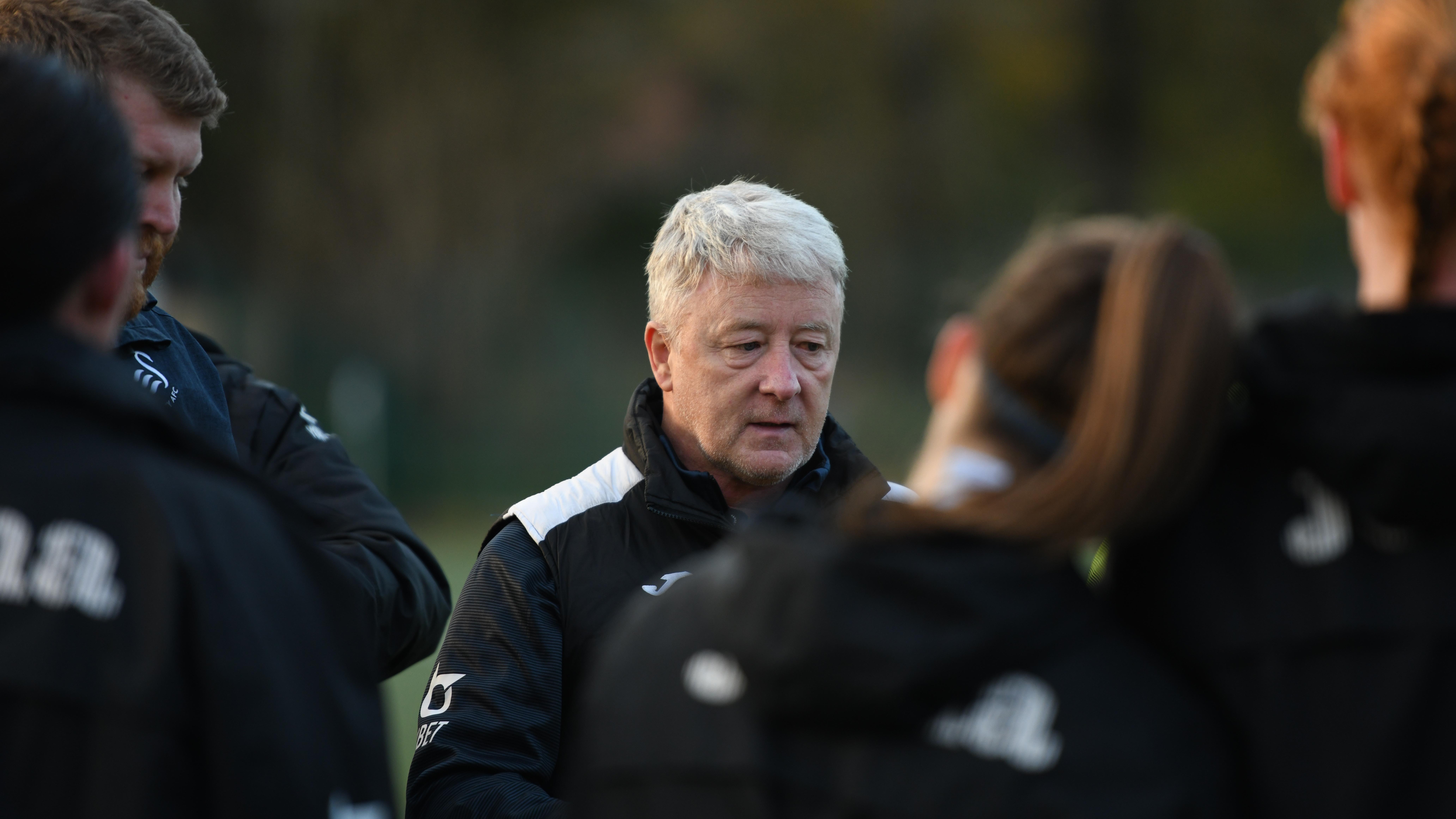 Swansea City Ladies manager Ian Owen