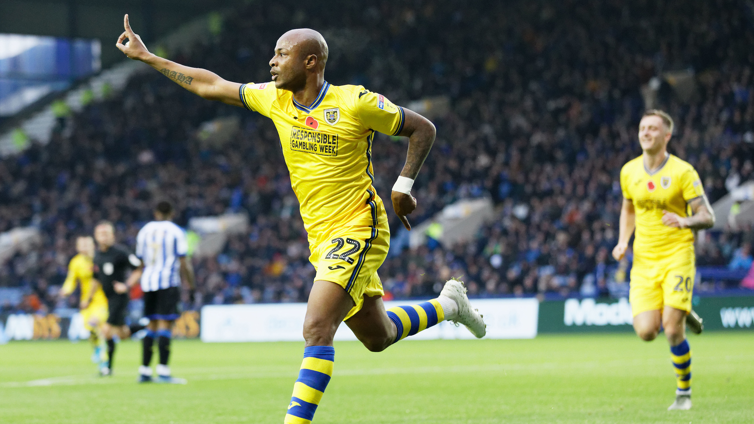 Sheffield Wednesday Andre Ayew cele