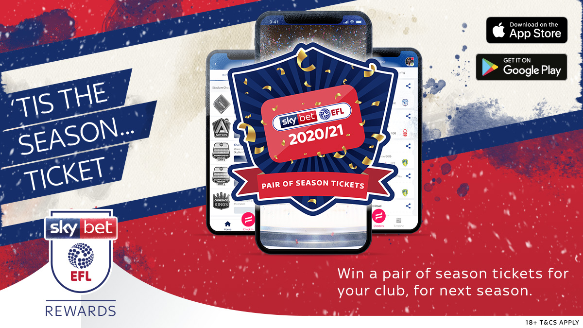 Sky Bet EFL Rewards season ticket