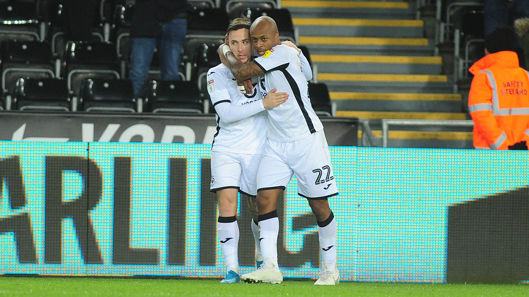 Barrie McKay and Andre Ayew