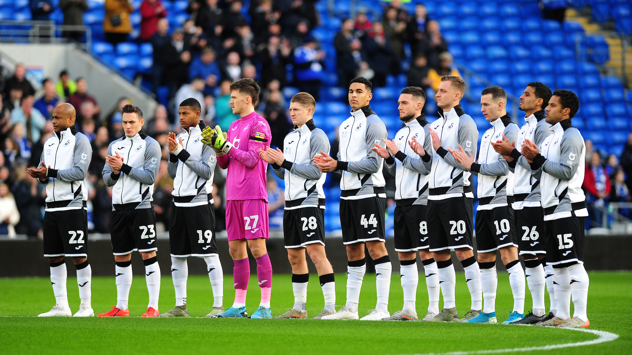 Cardiff team line-up