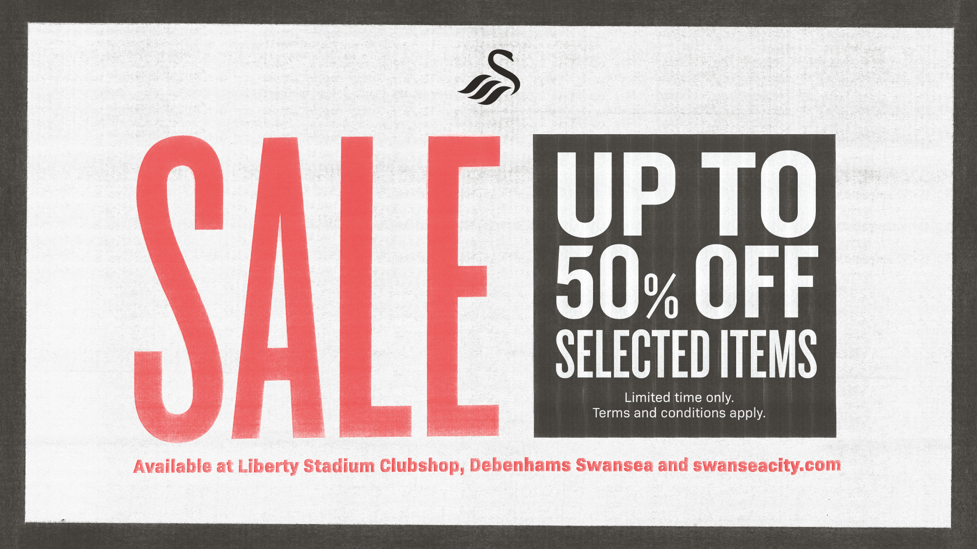 Sale on selected items now on