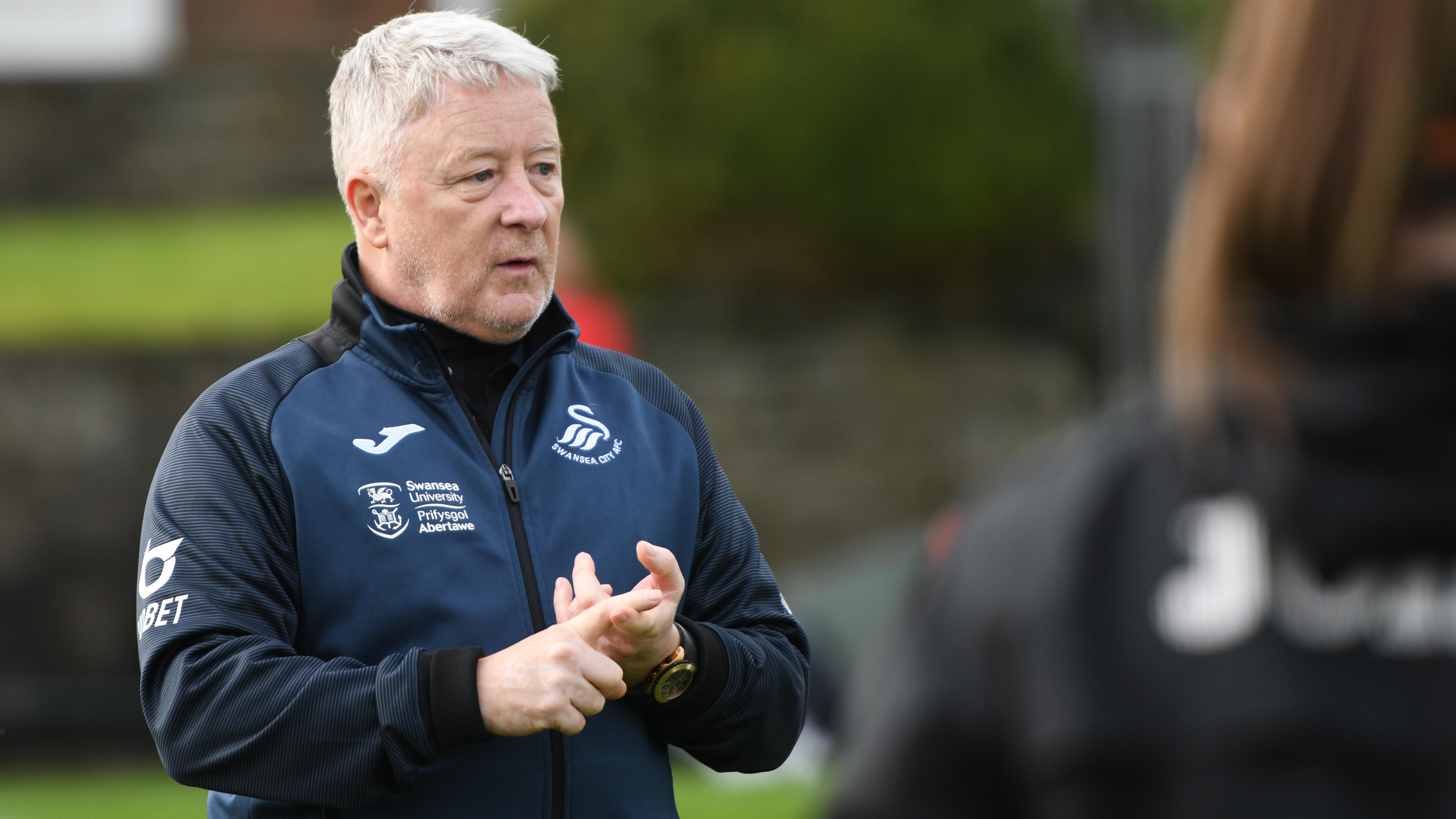 Swansea City Ladies manager Ian Owen