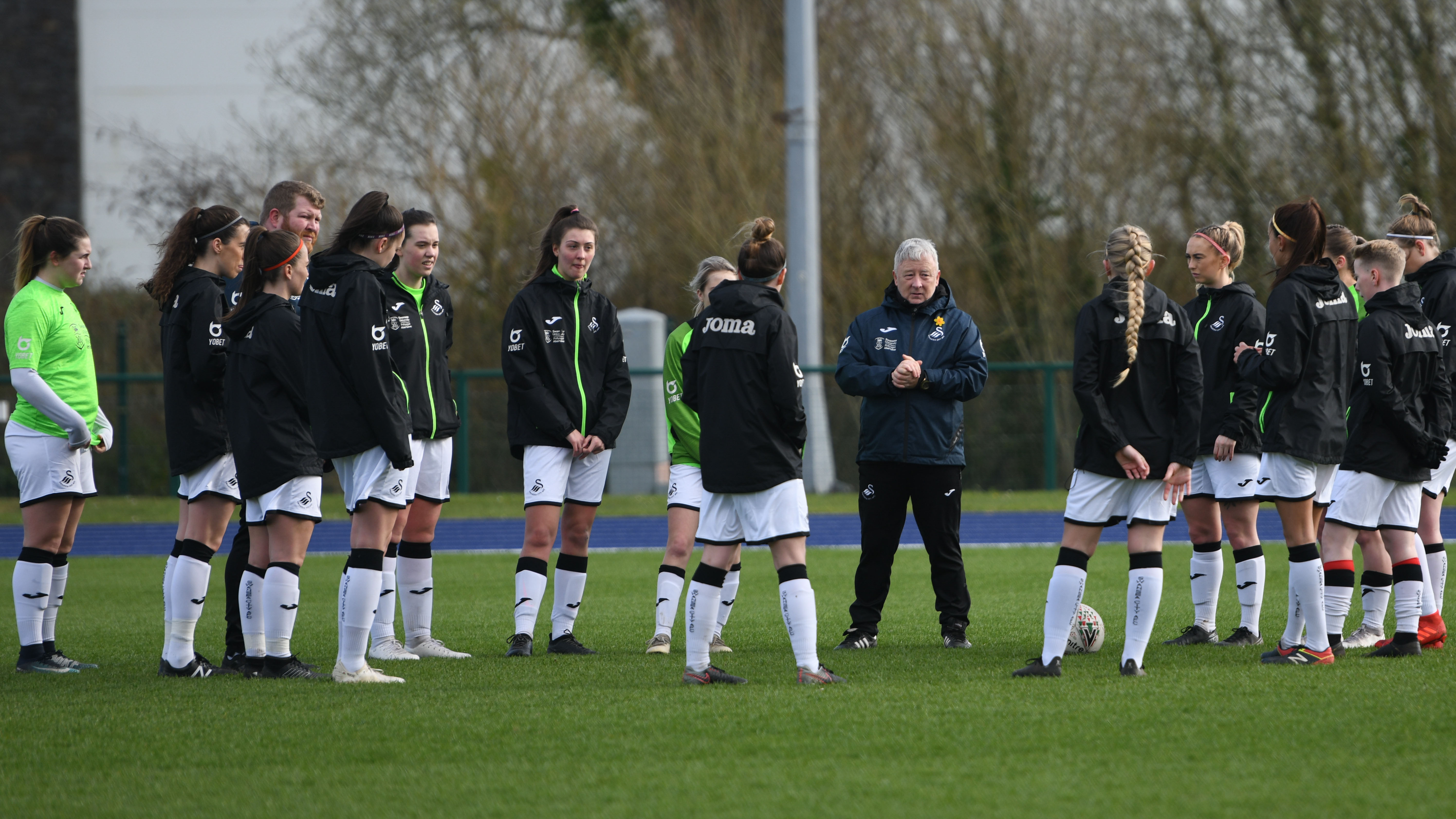 Swansea City Ladies manager Ian Owen