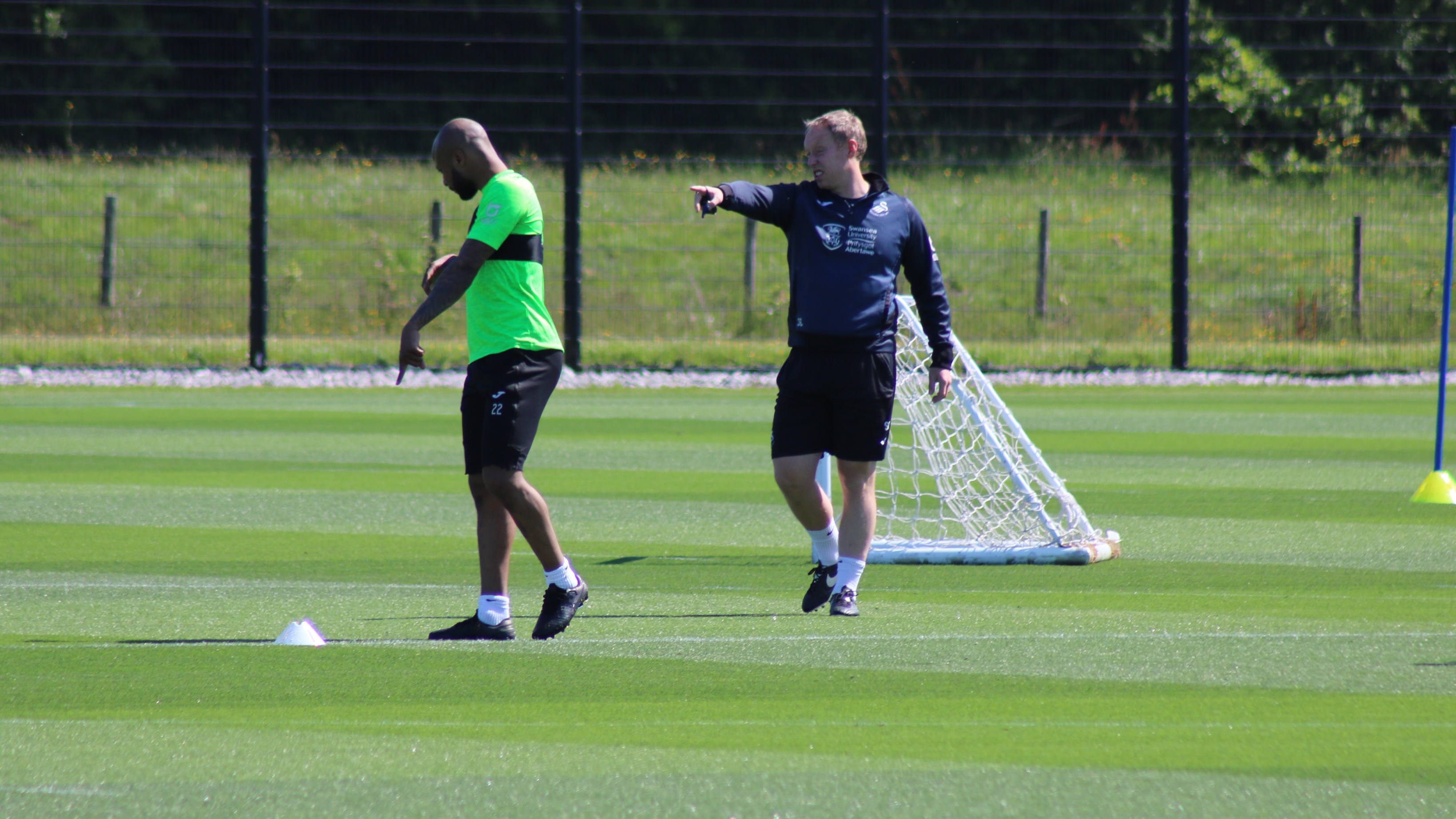 Steve Cooper training return