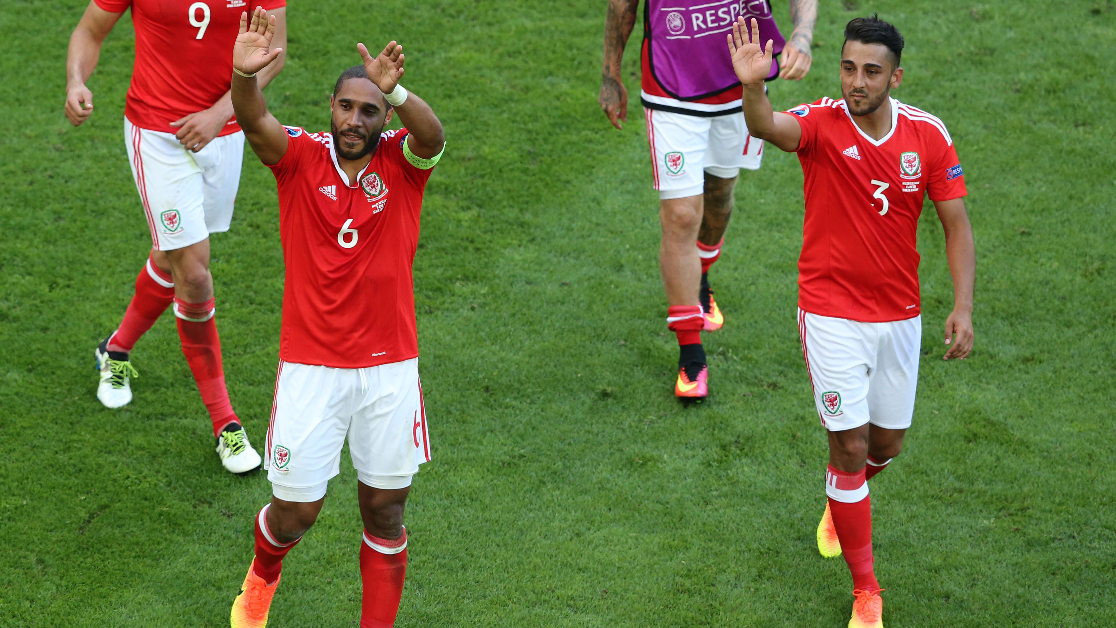 Ashley Williams Neil Taylor Euro 2016