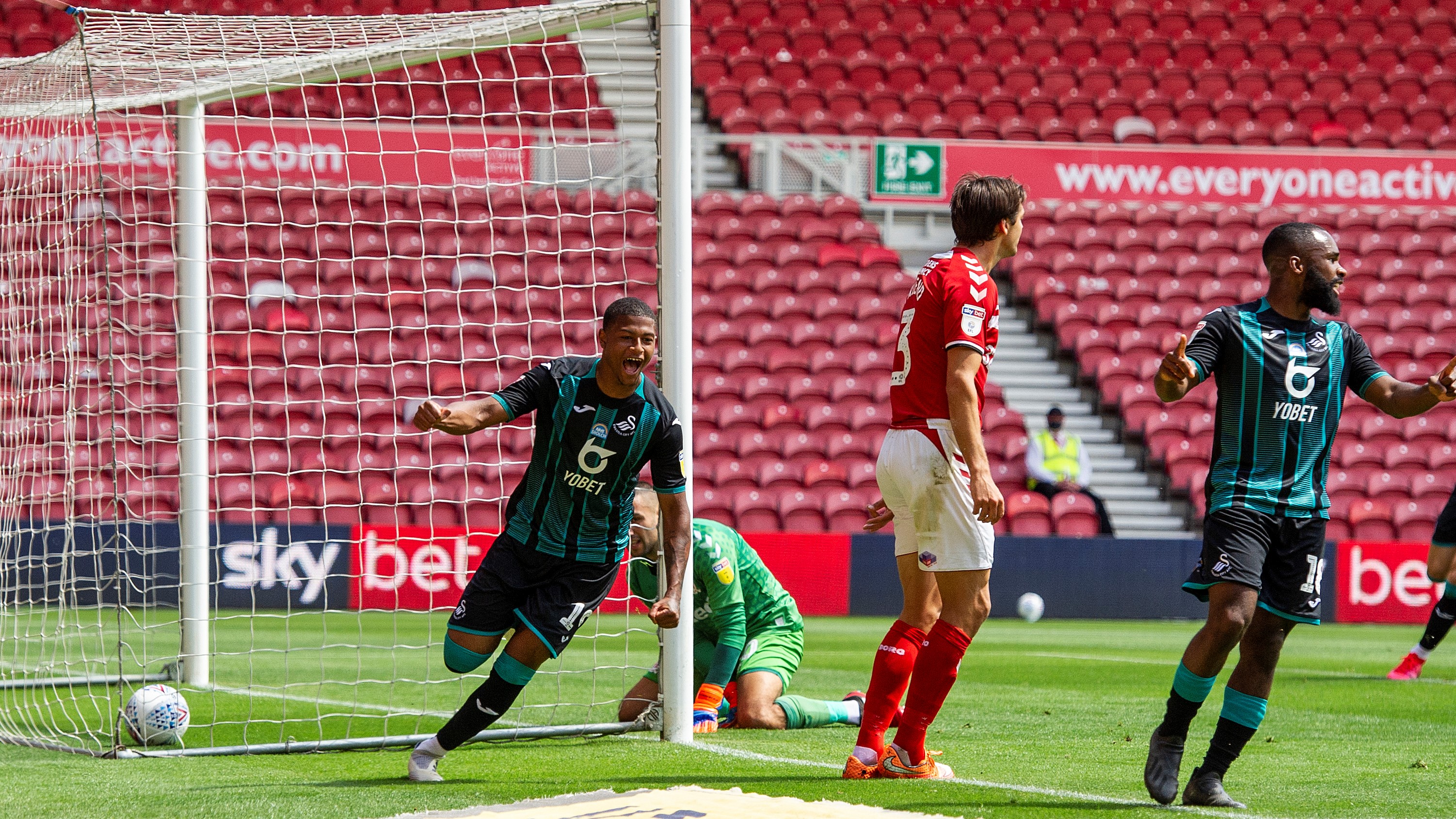 Middlesbrough Rhian Brewster celebration