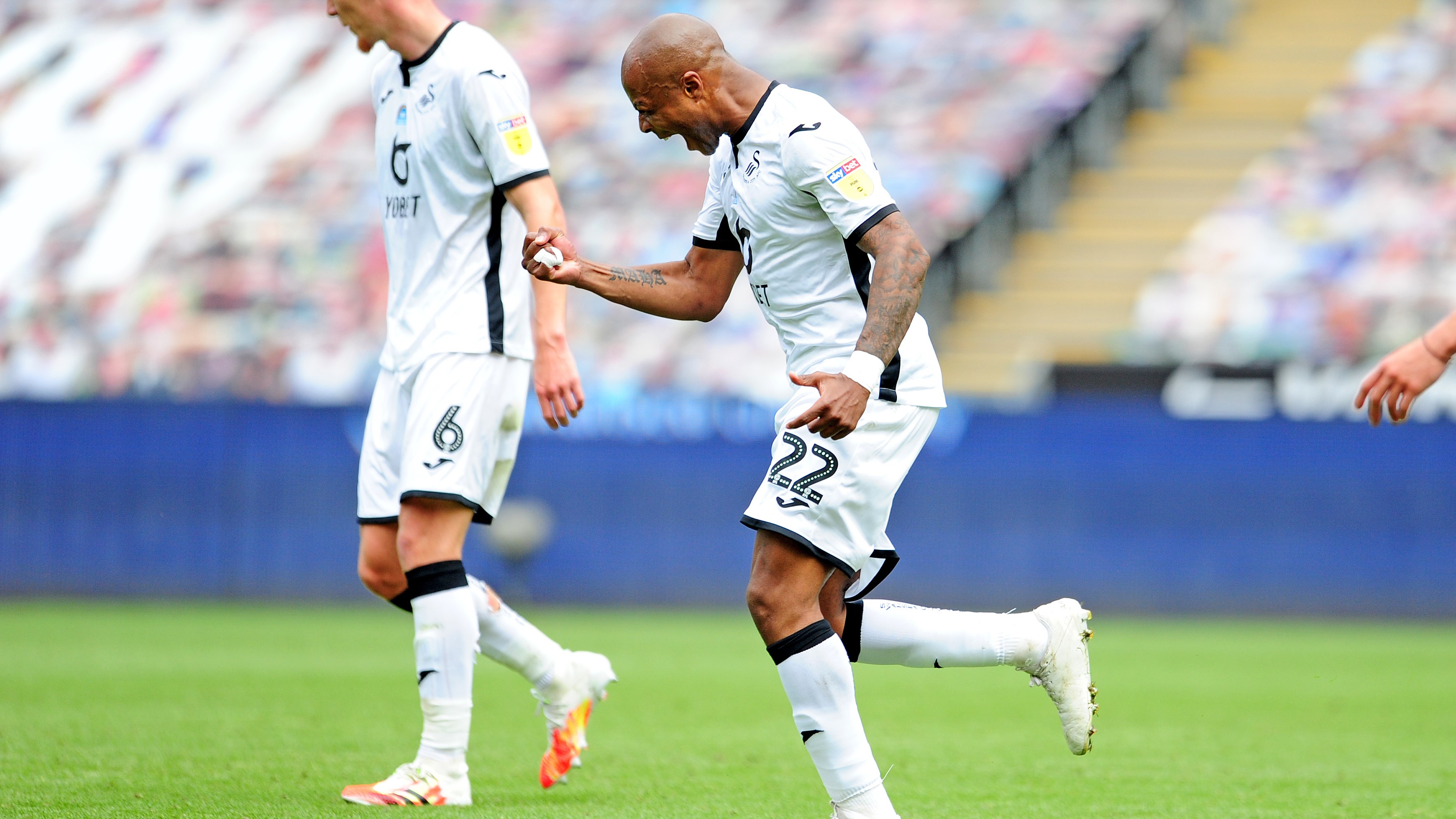 Sheffield Wednesday (H) Ayew celebration