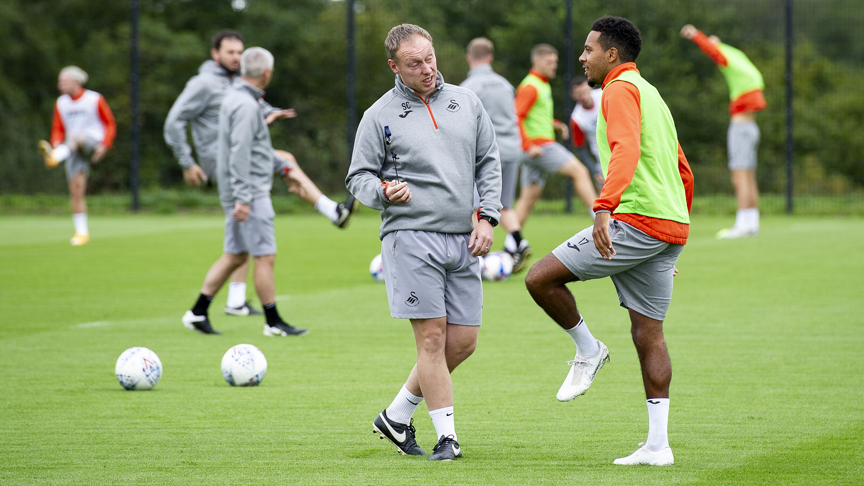 Steve Cooper training