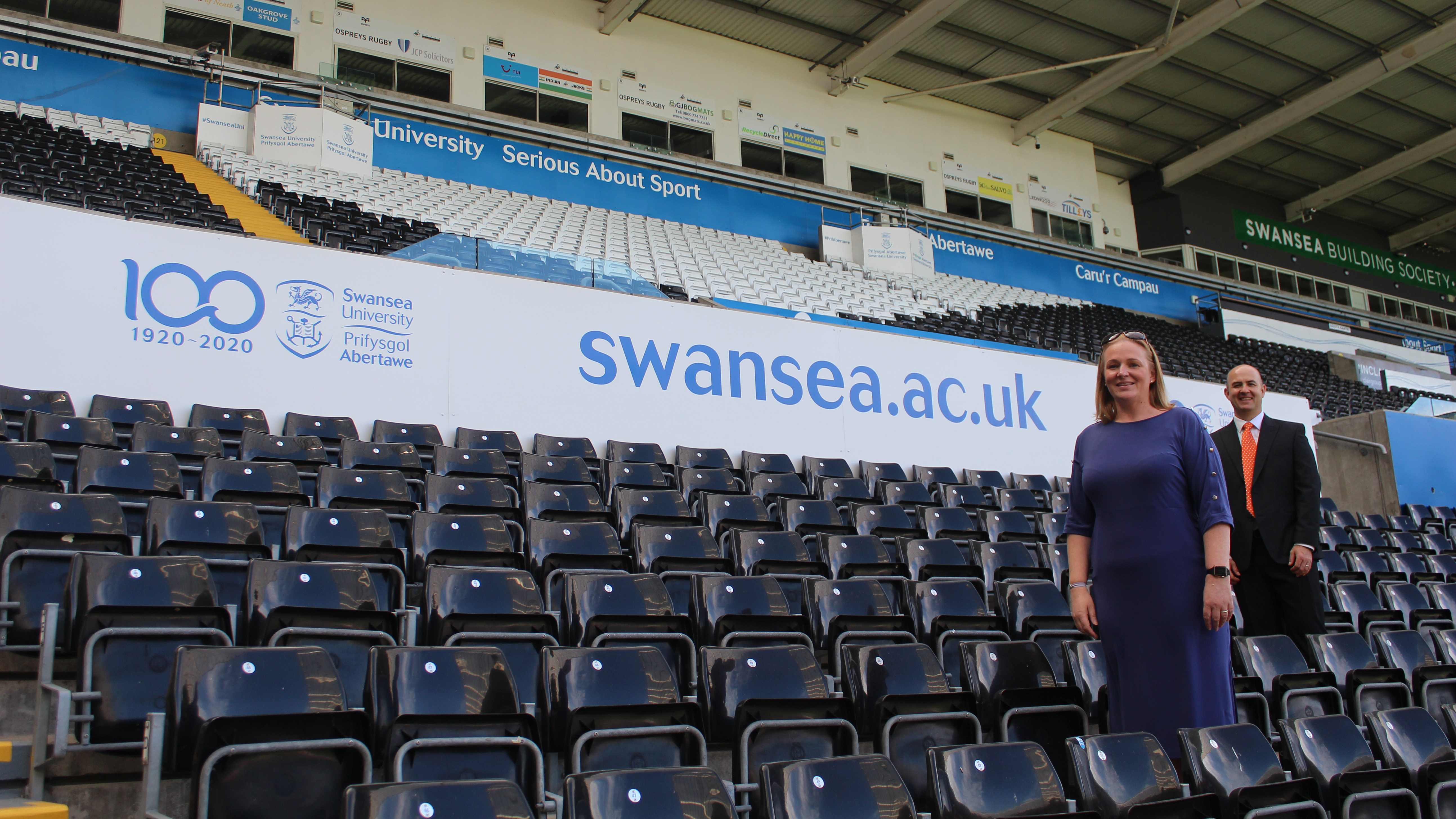 Swansea University Front of Shirt