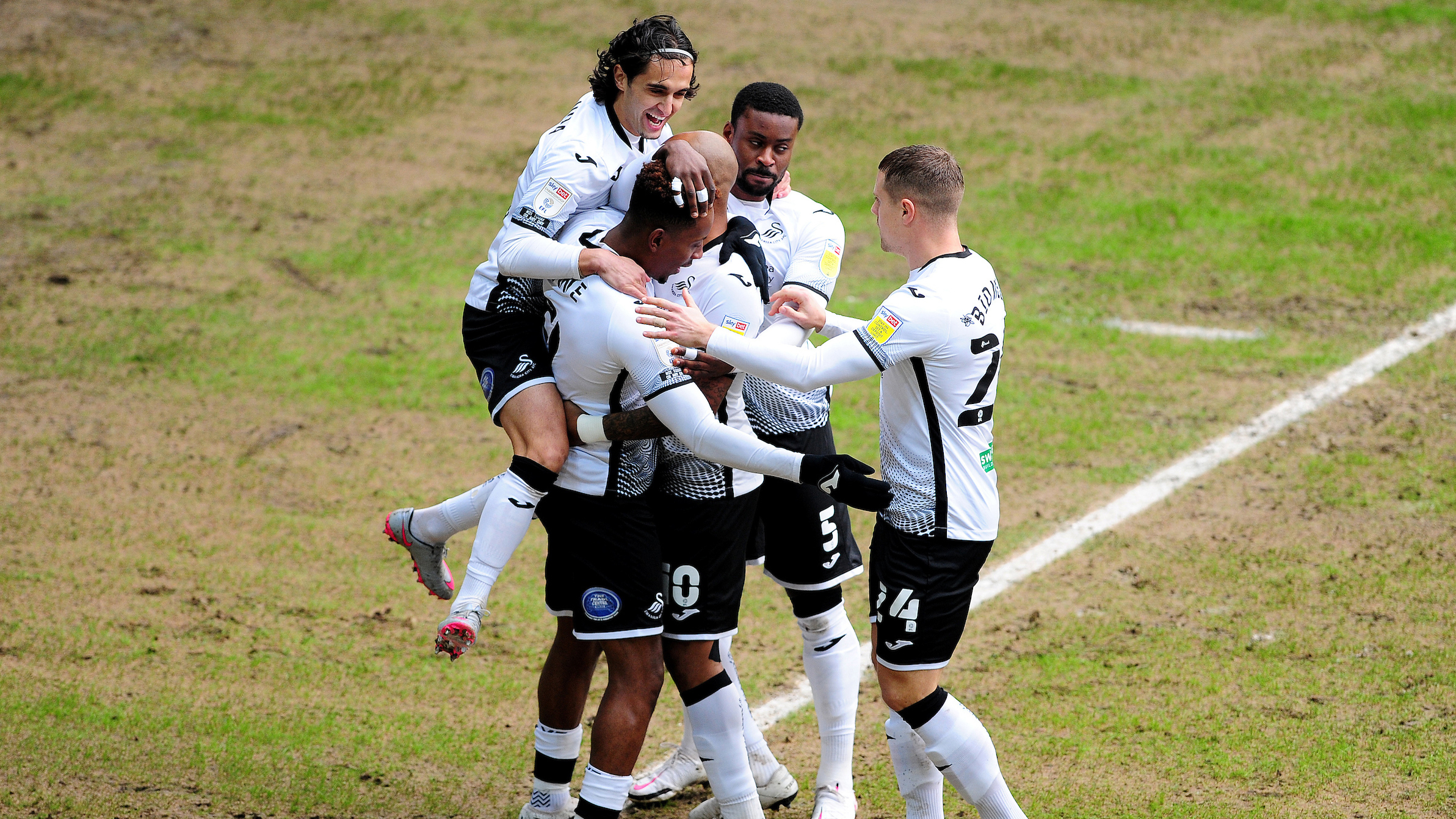 Barnsley first goal celebration