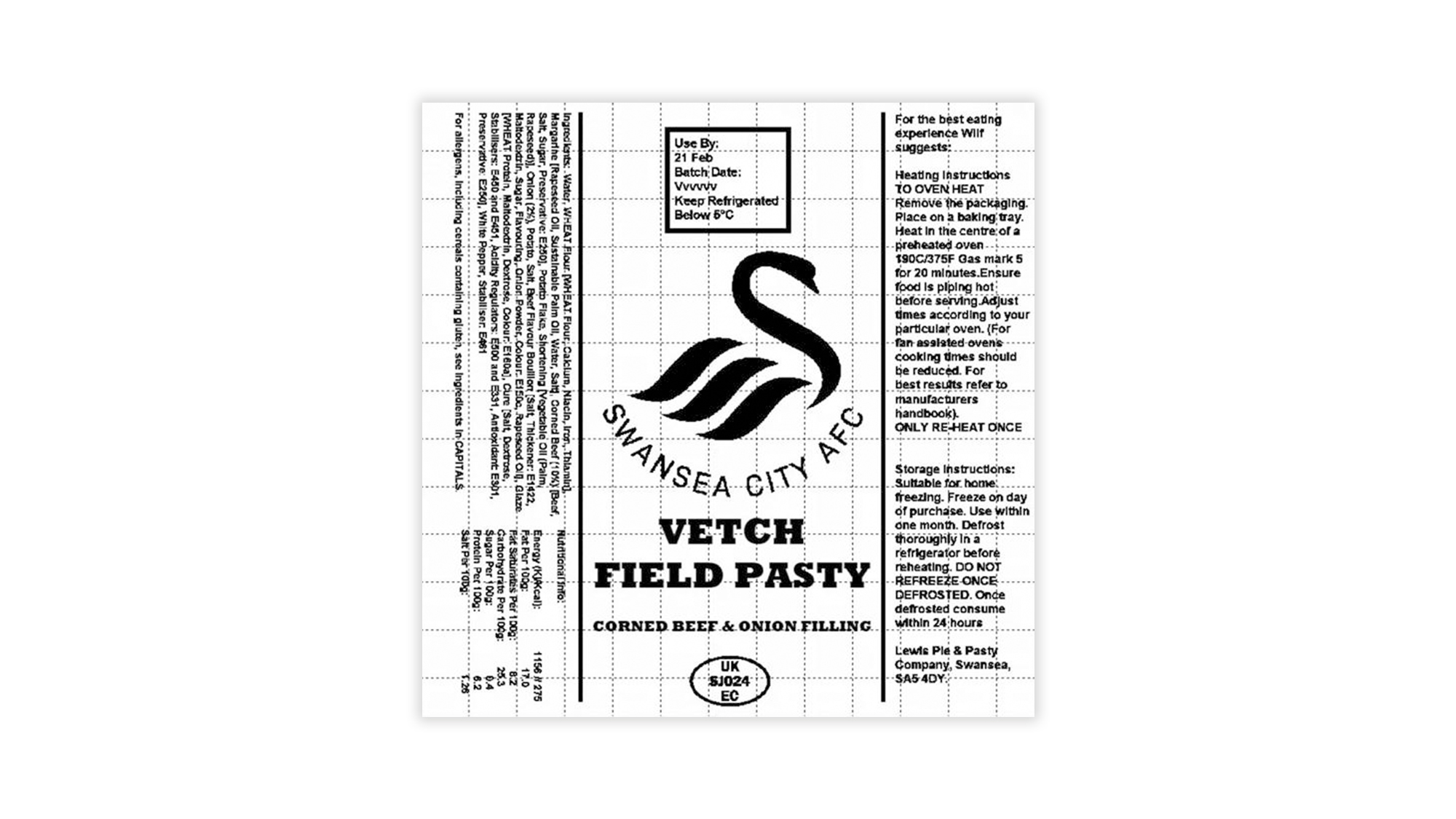 The Vetch Pasty