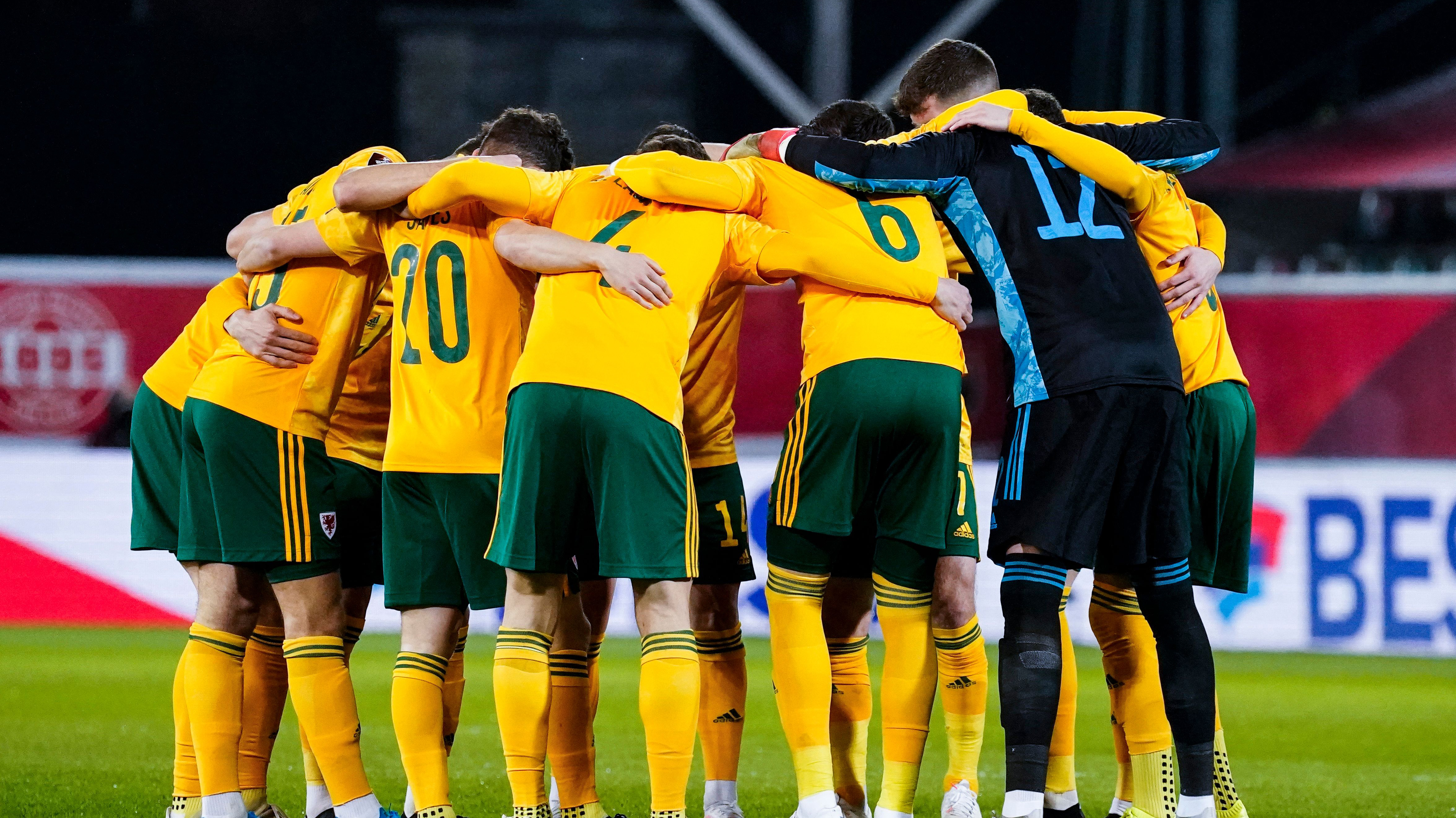 Wales huddle