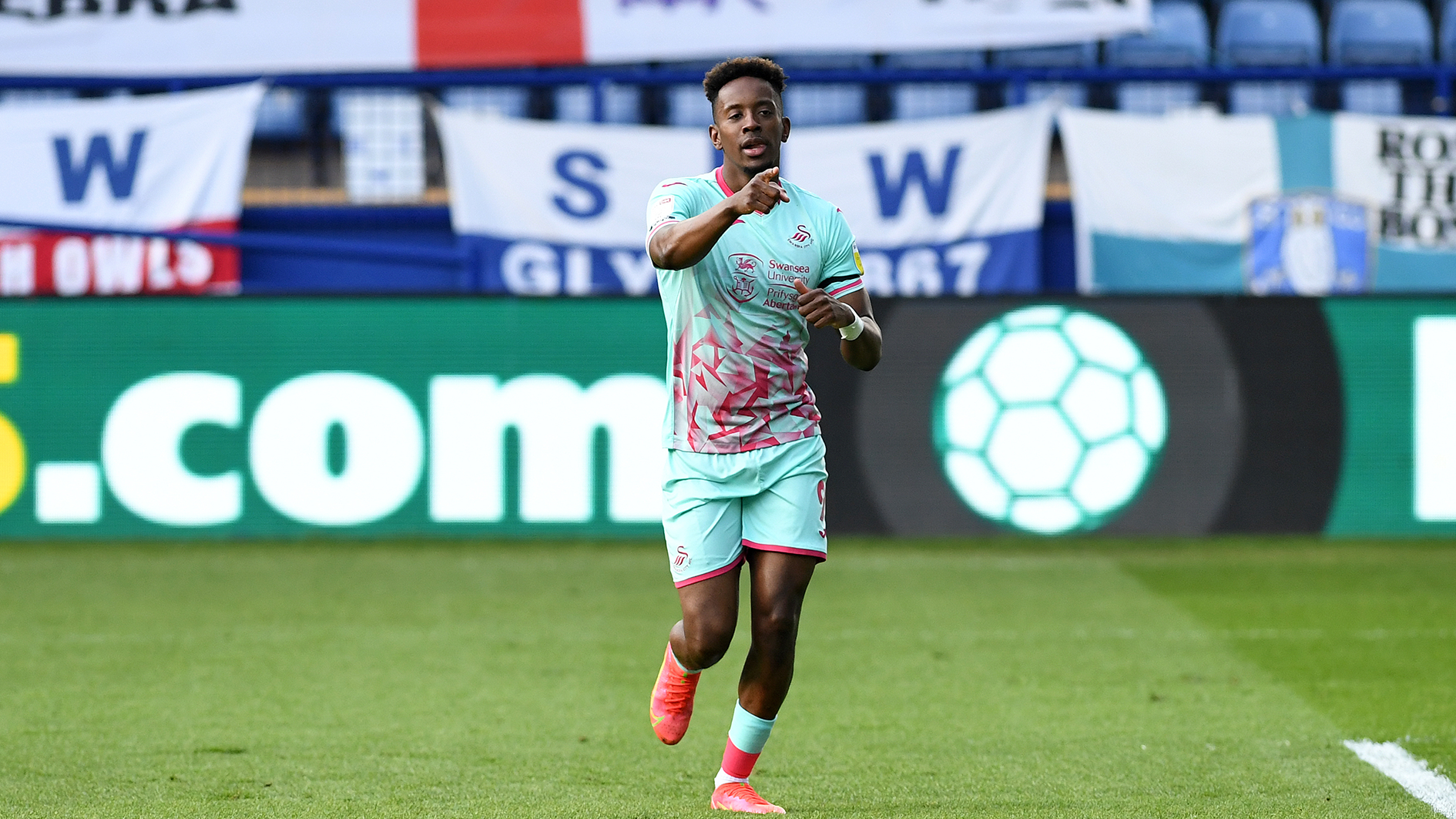 Sheffield Wednesday Away Jamal Lowe celebration