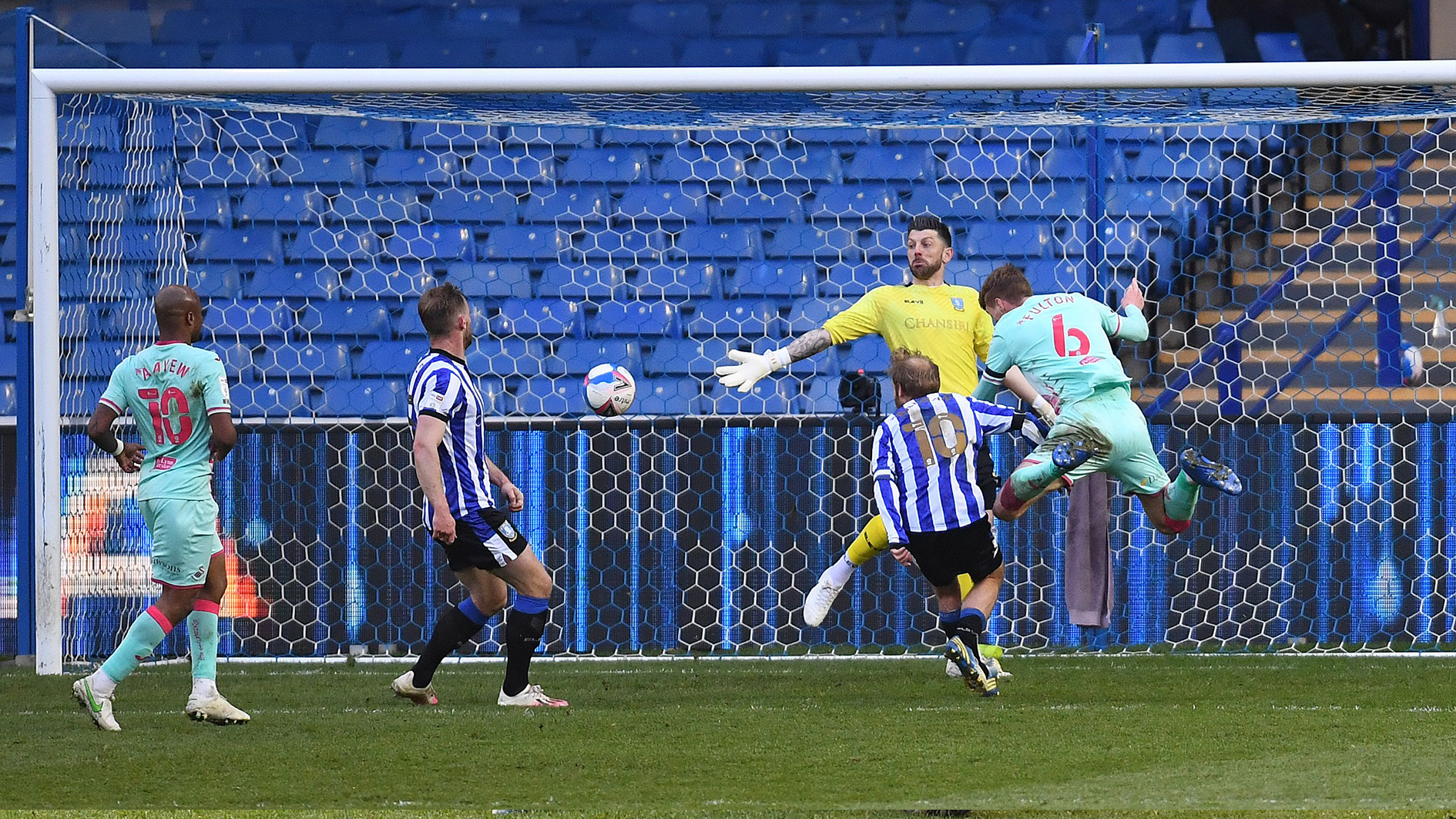 Sheffield Wednesday Away Jay Fulton Header