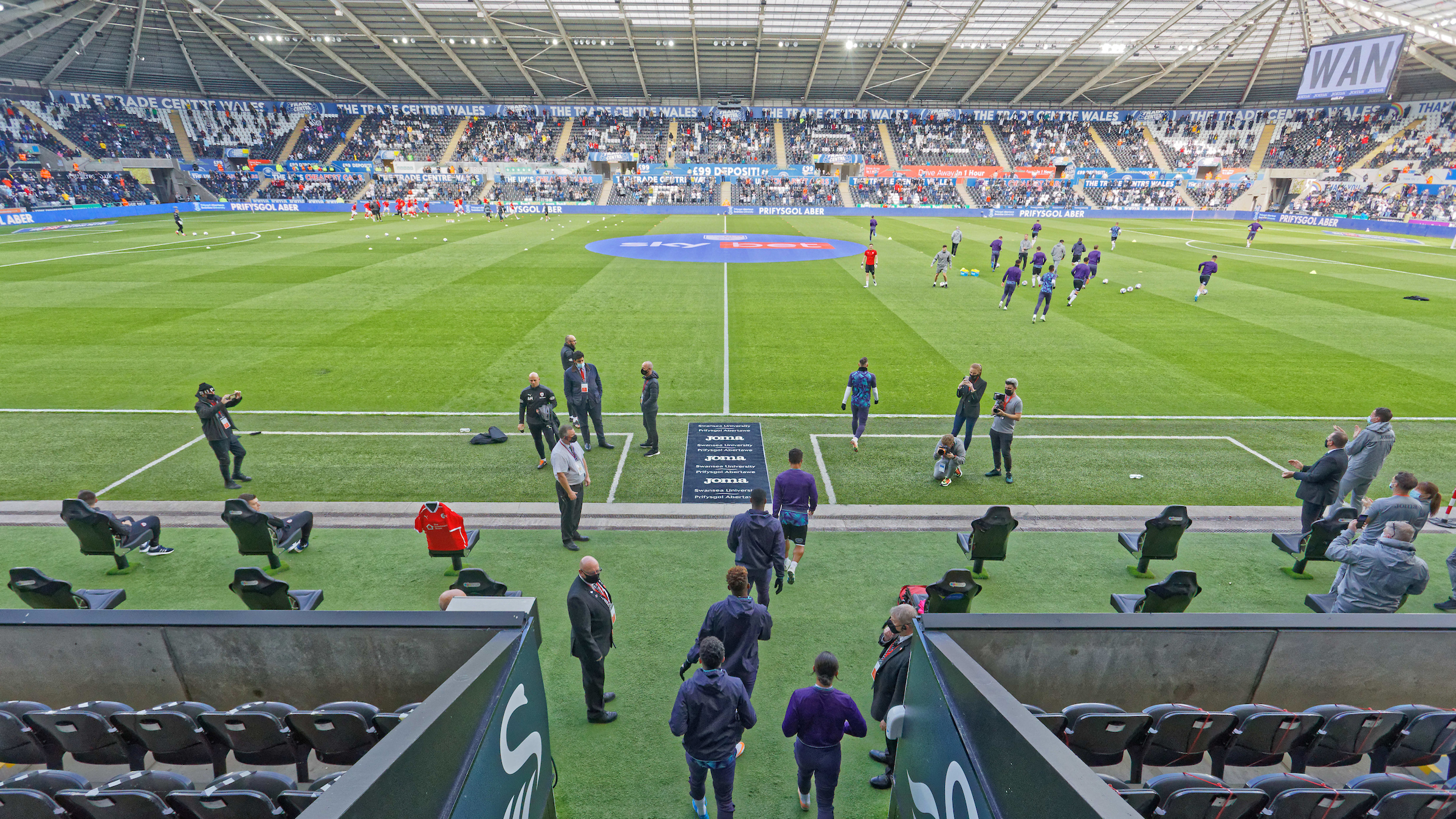 Liberty Stadium pre-match