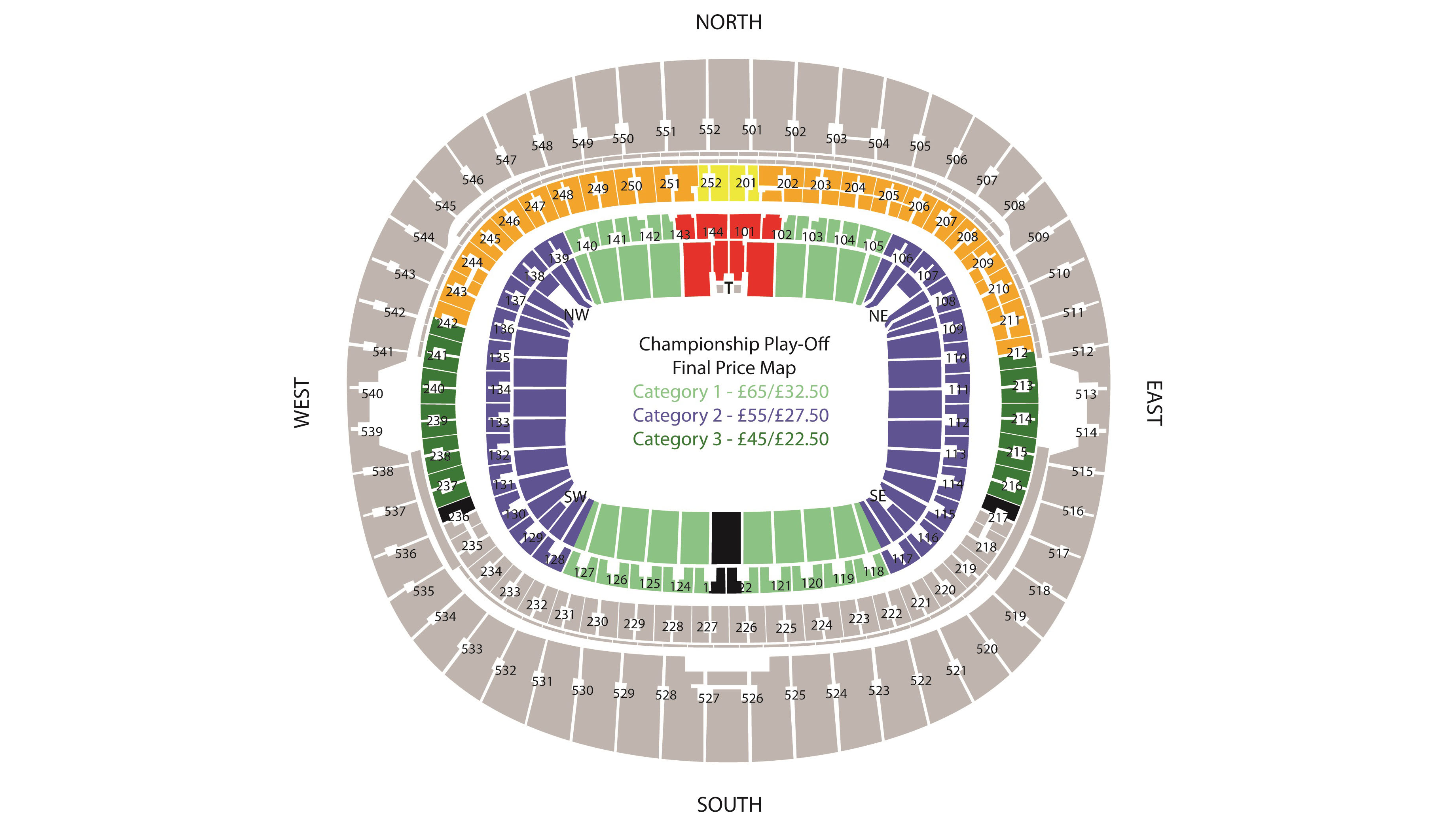 Ticket Details, Play-Off Semi-Final