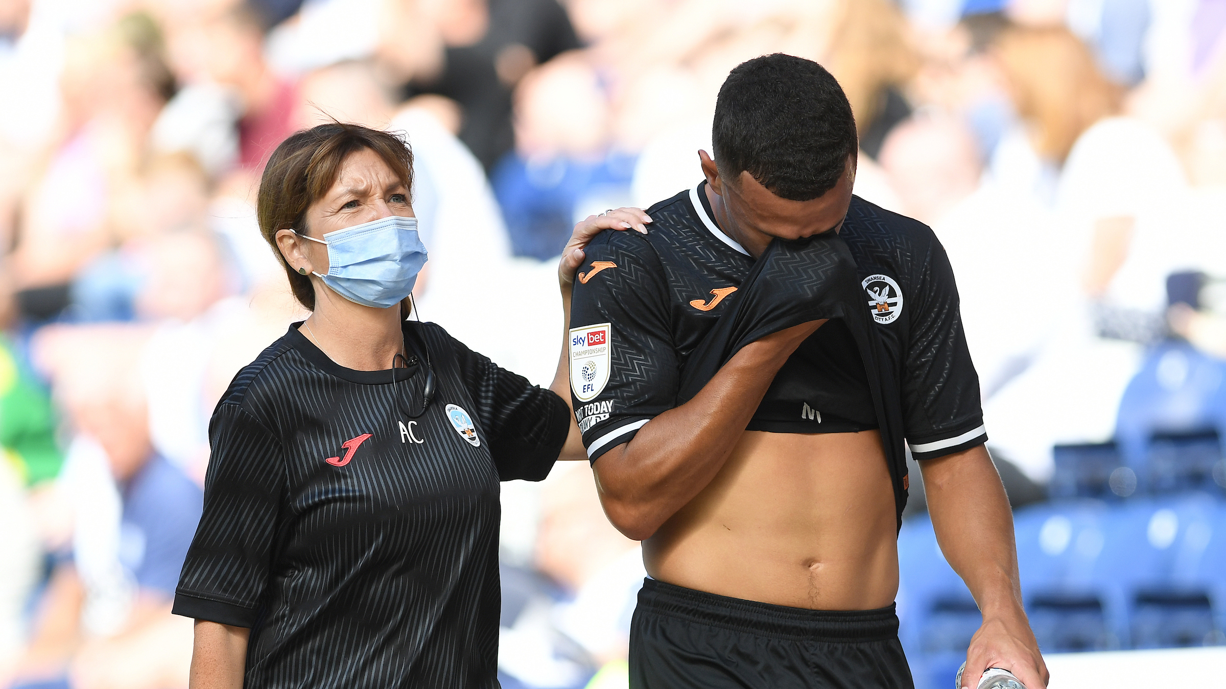 Preston's Daniel Johnson and Swansea's Steve Cooper win Sky Bet