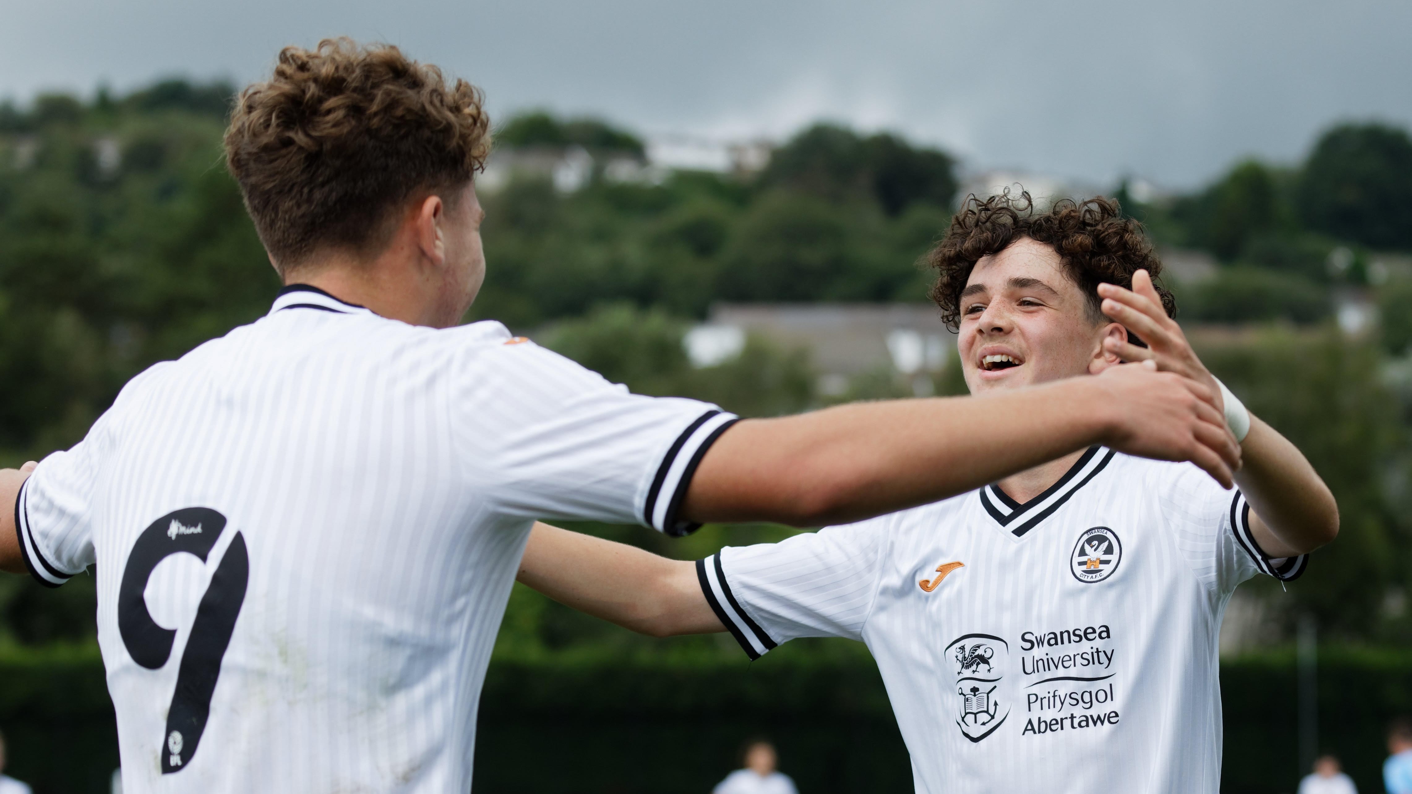 Charlie Veevers celebrates. 