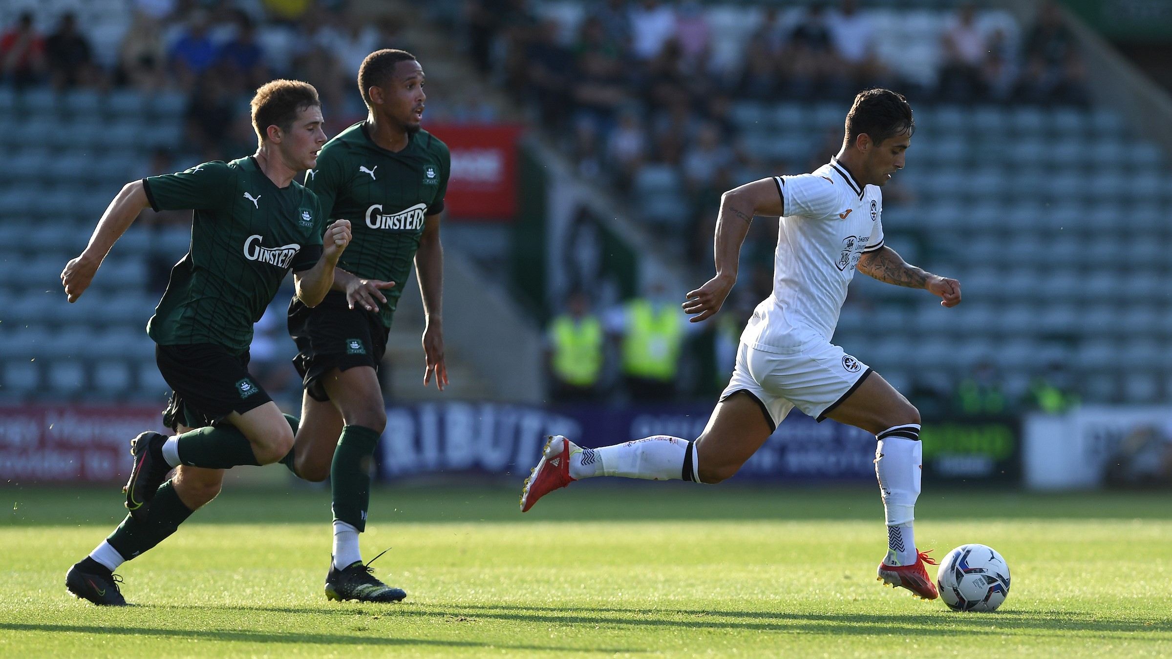 Yan Dhanda against Plymouth. 