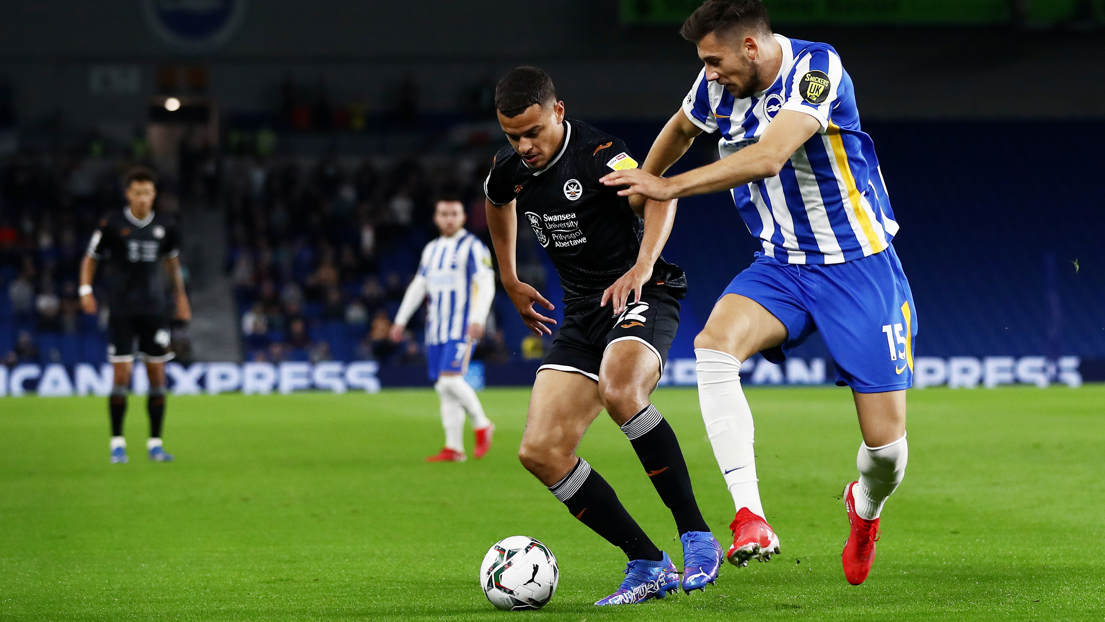 Brighton away Joel Latibeaudiere