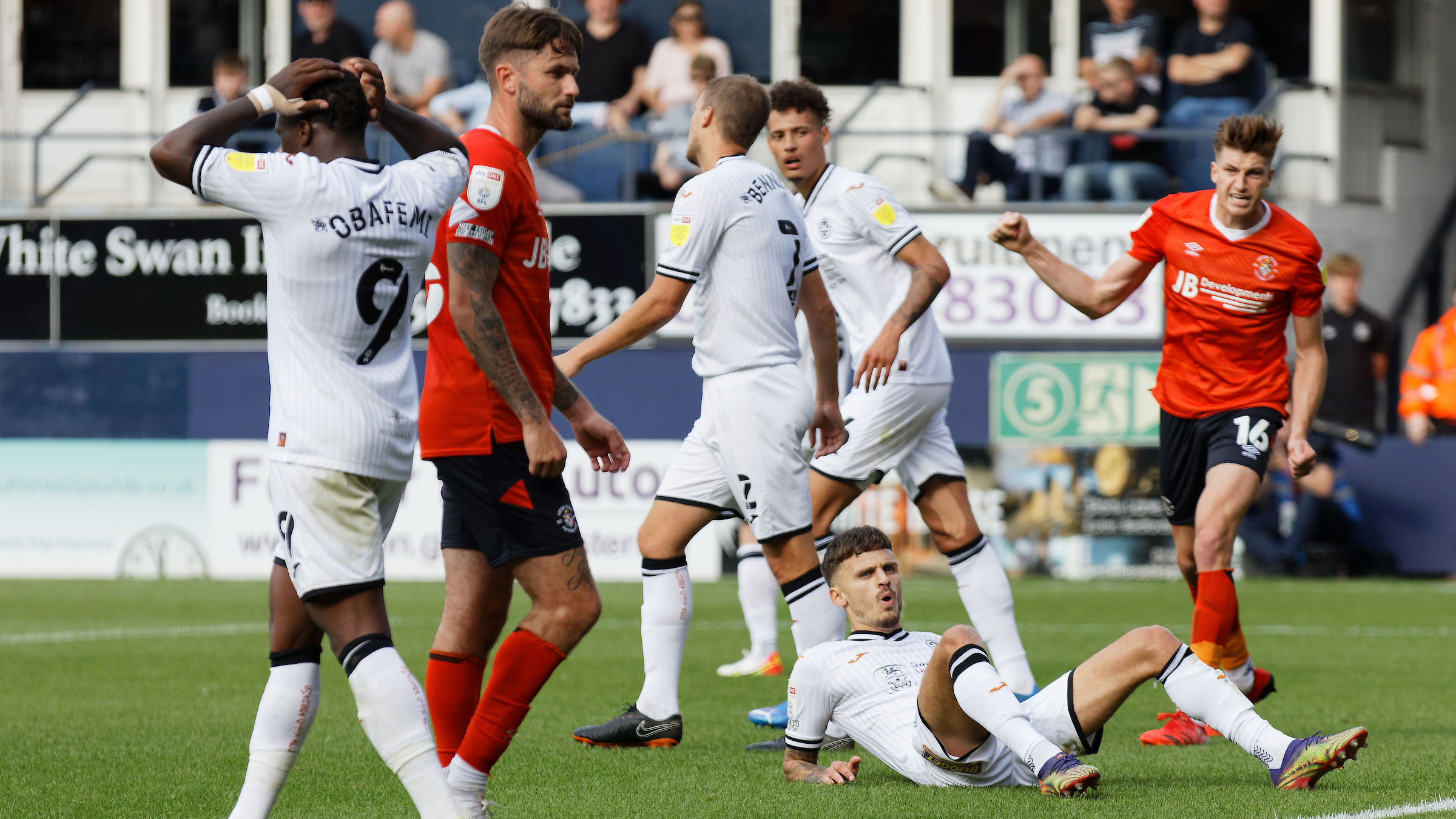 Luton away Jamie Paterson