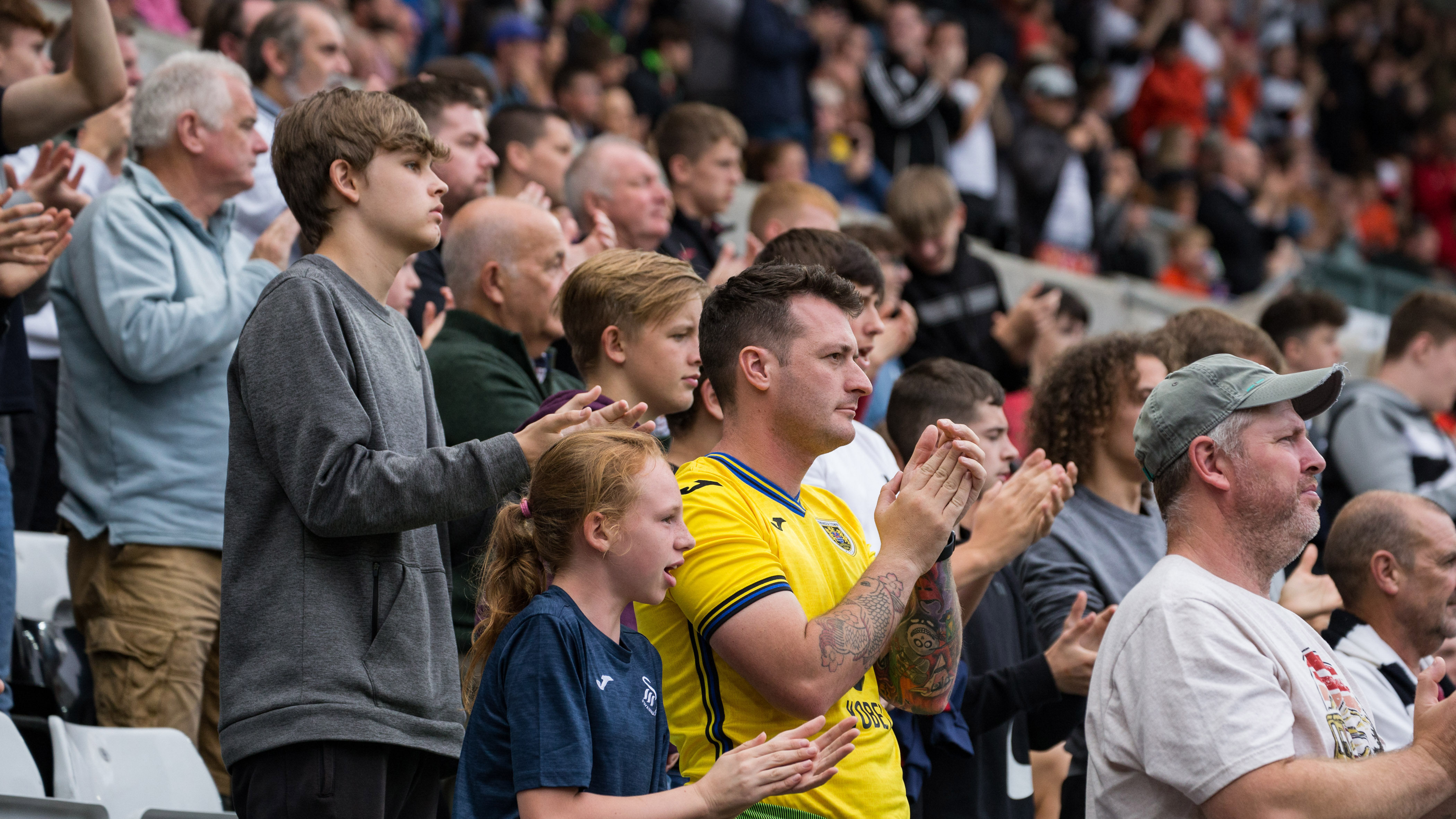 Swansea City supporters