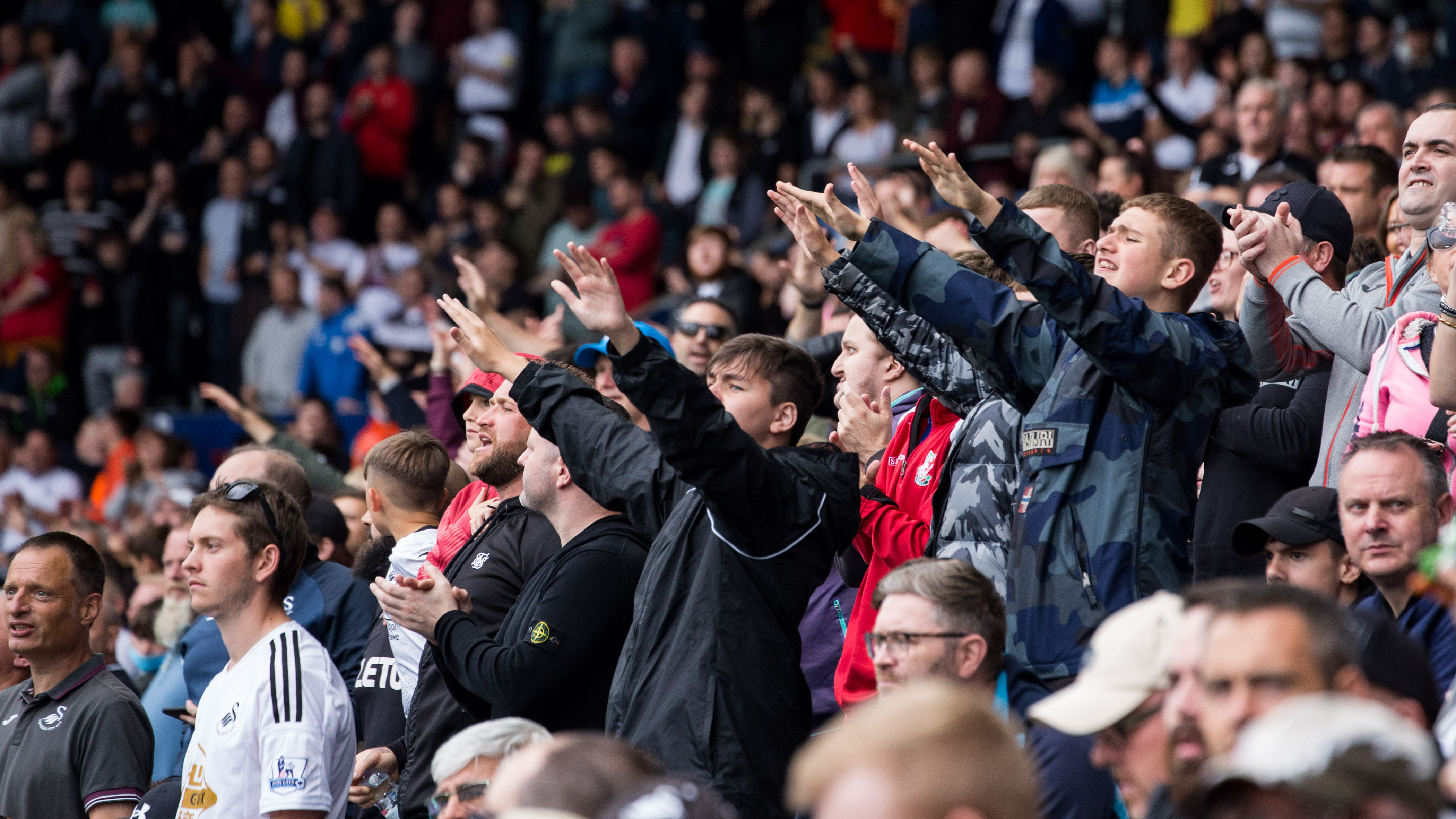 Swansea City supporters