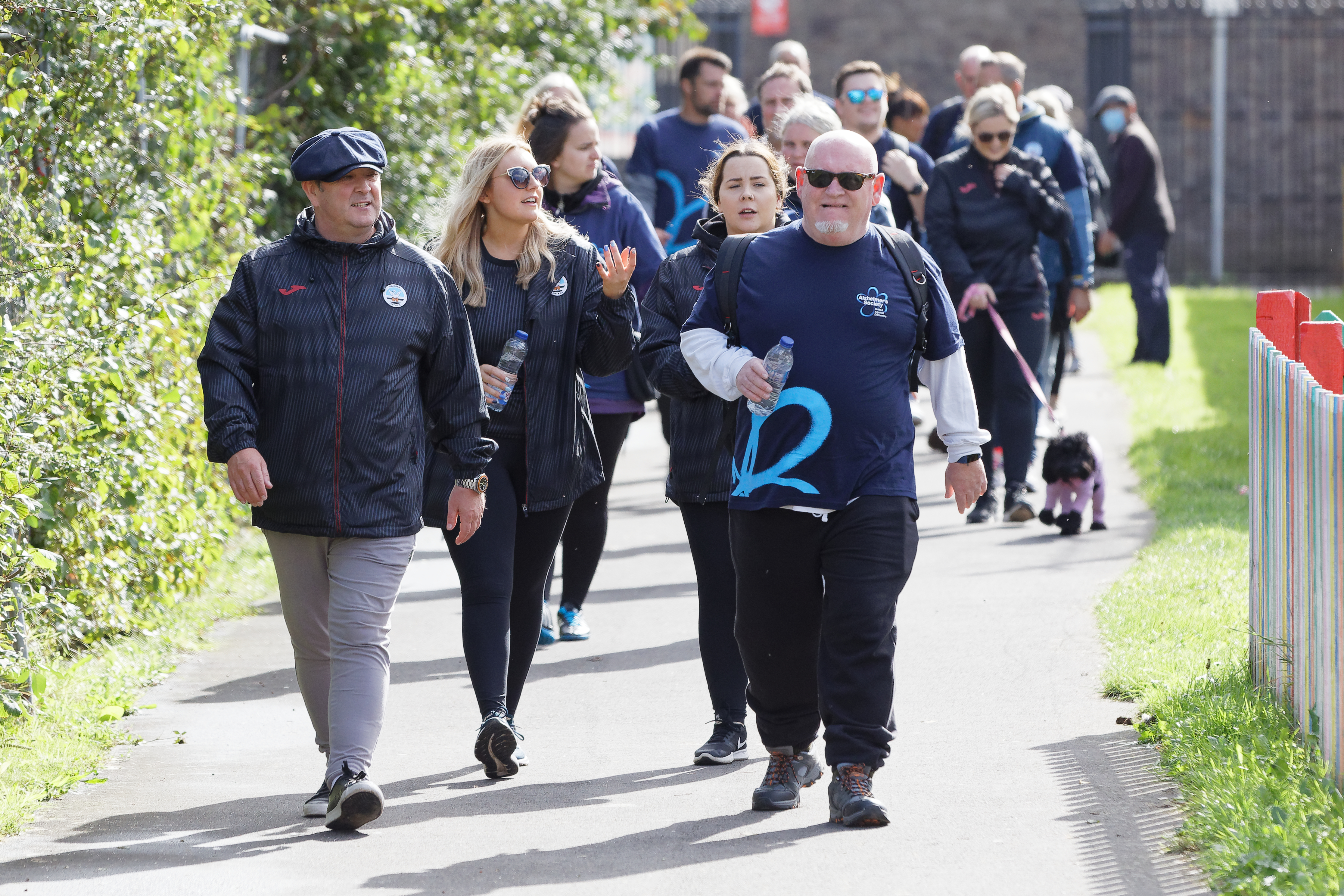 FPA committee walking for Alzheimer's Society Cymru