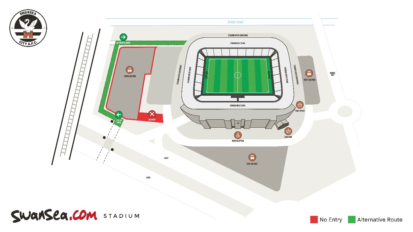 Stadium map