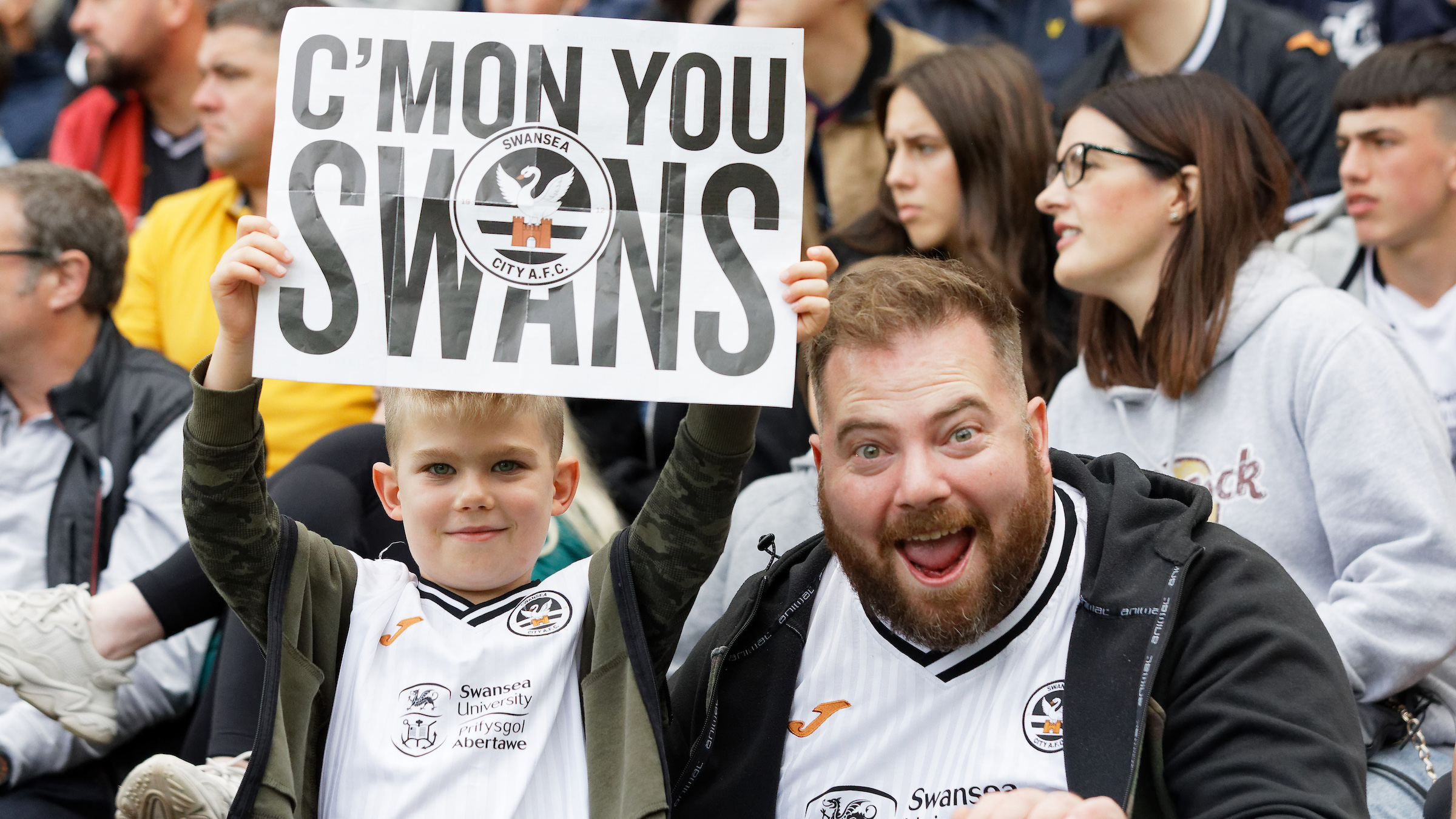 Swansea City supporters