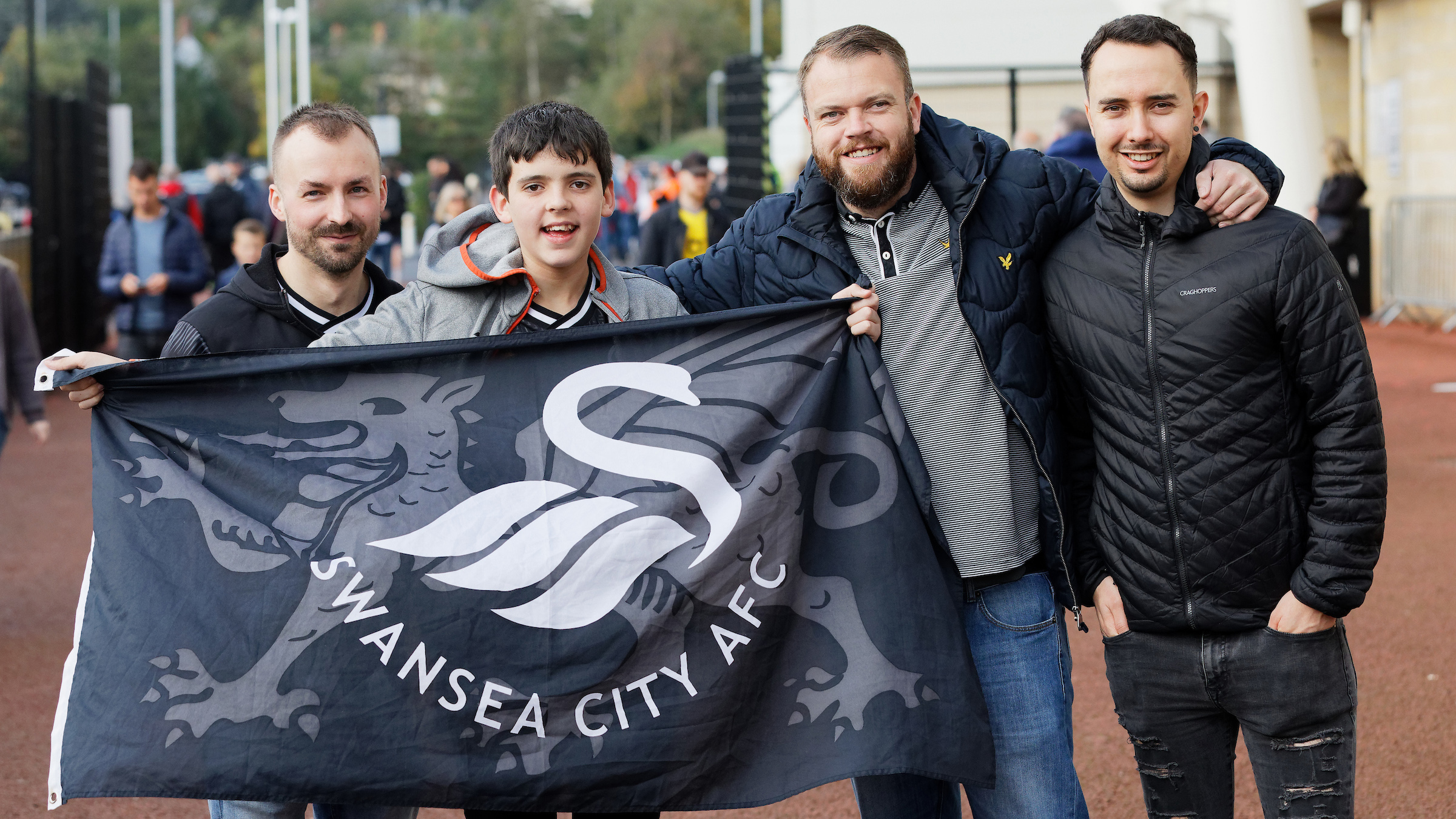 Swansea City fans supporters 