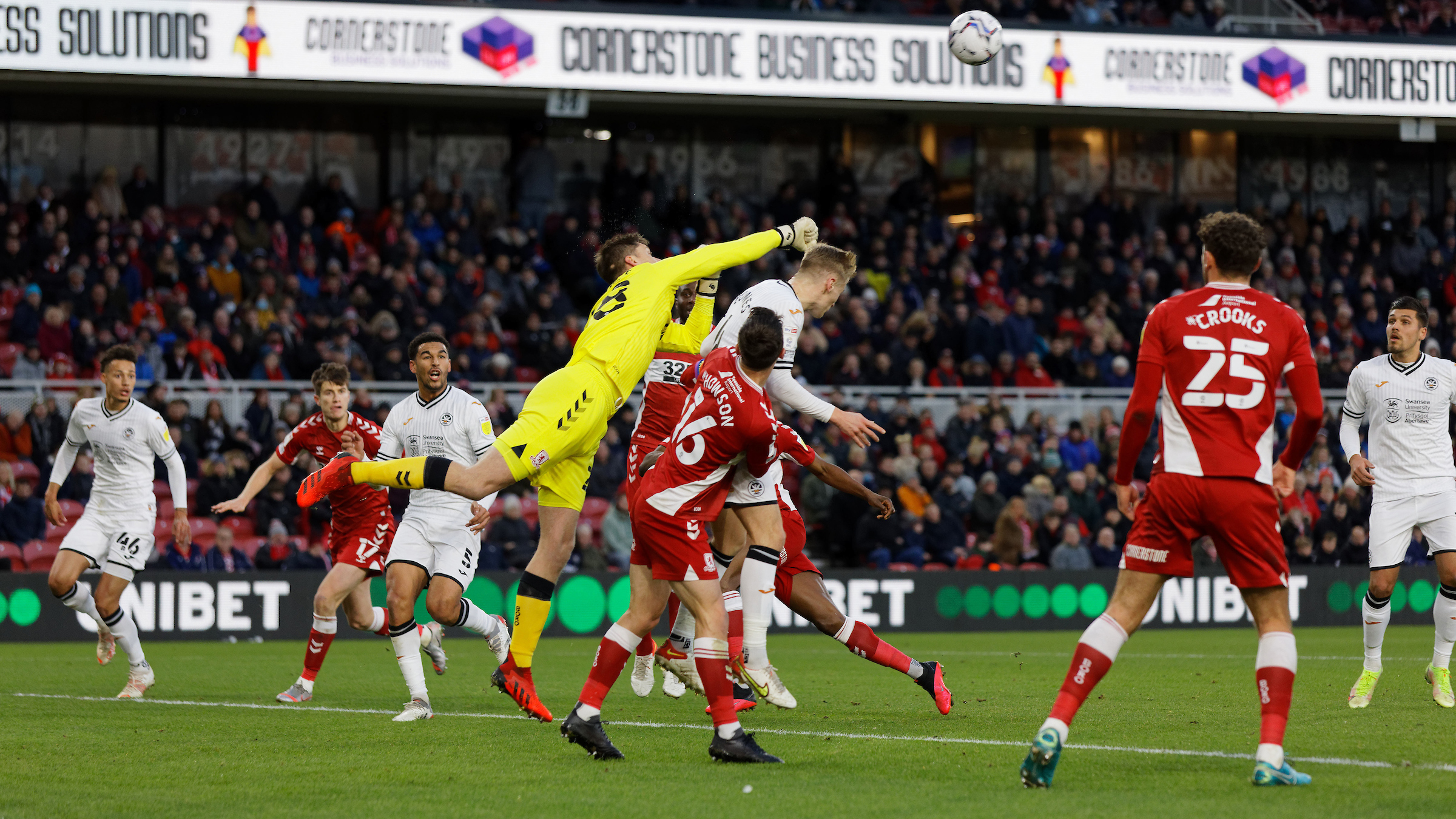 Boro away Ben Hamer