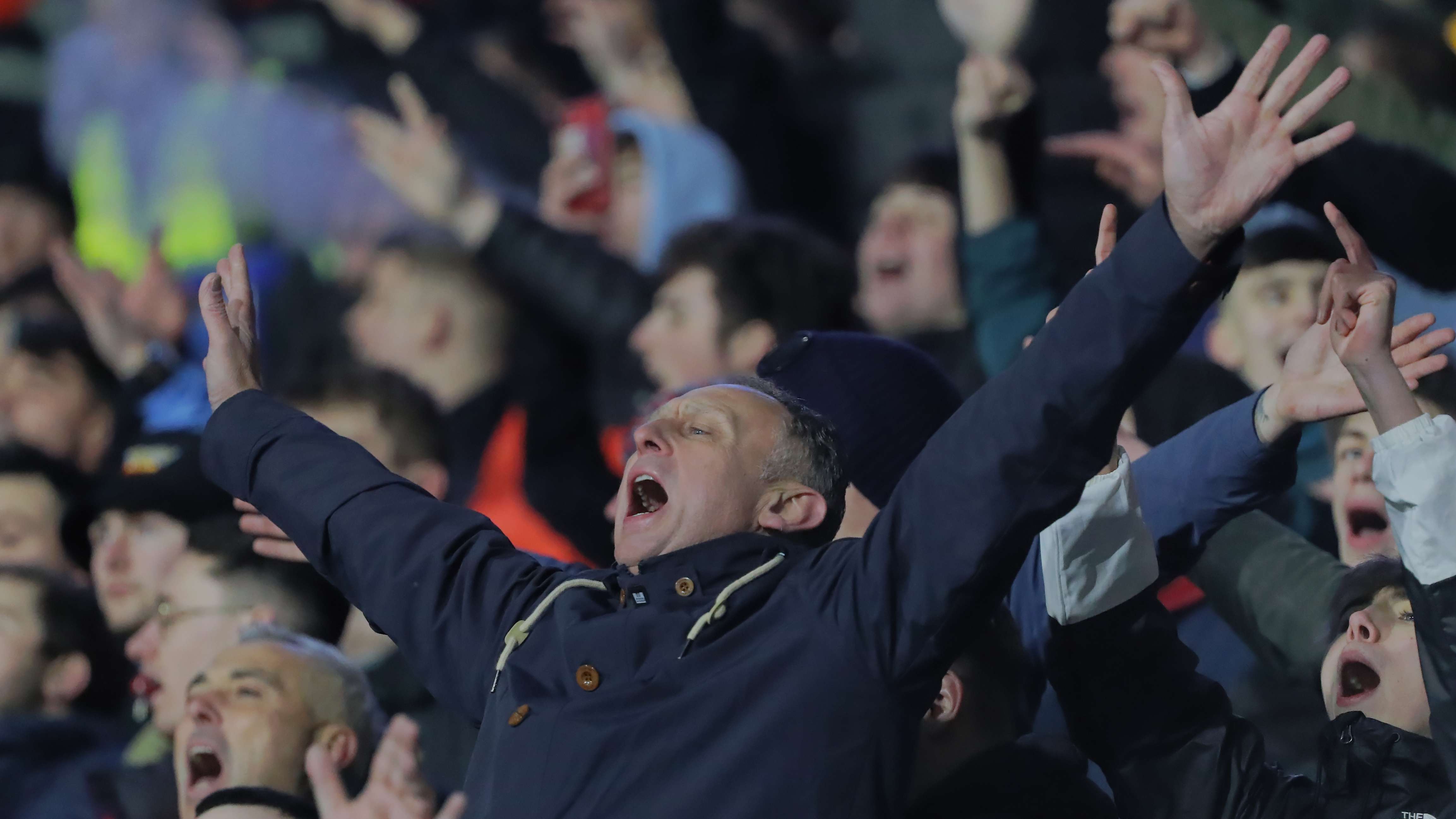 Huddersfield Town away fans chant