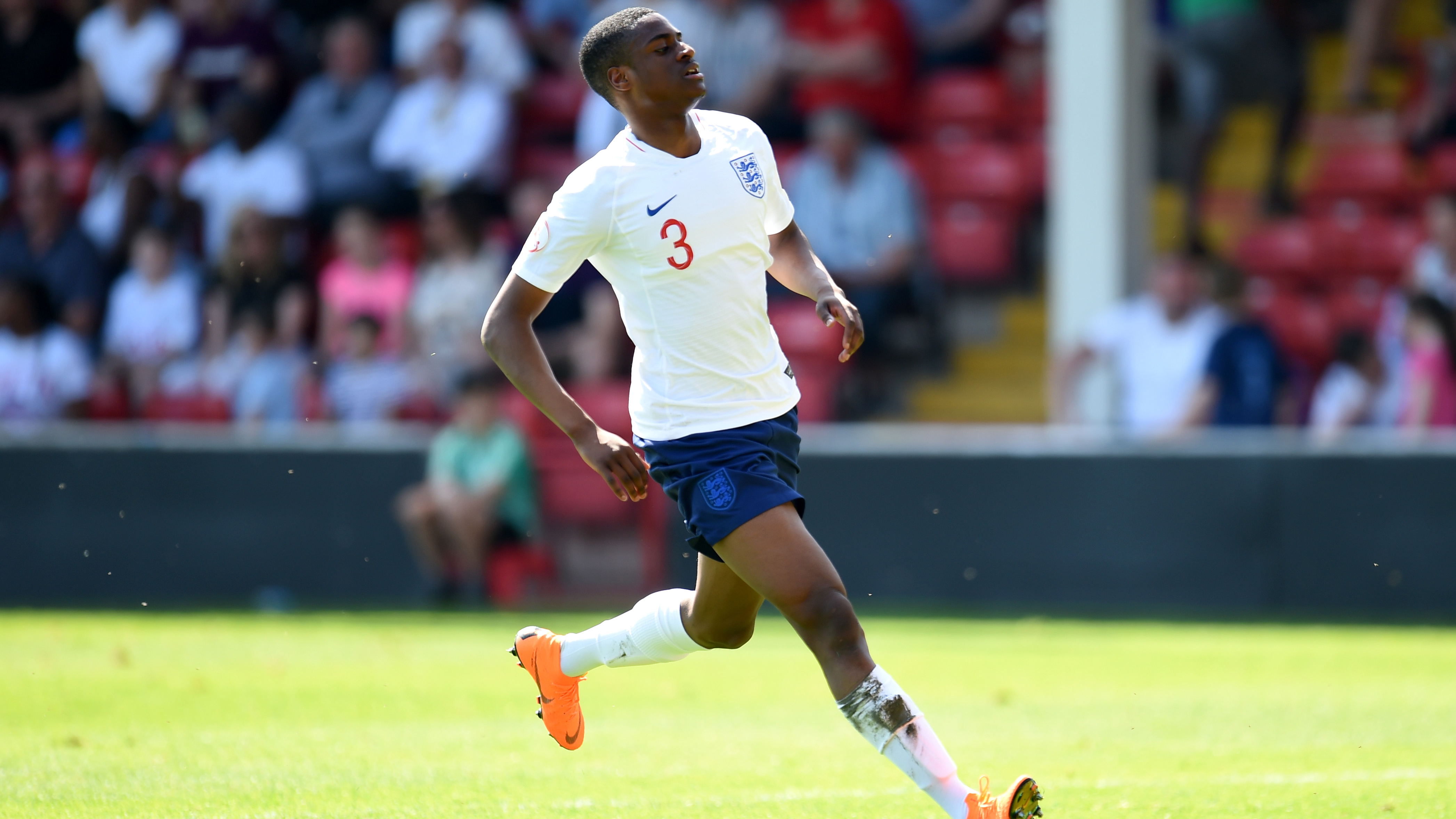 Swansea, Wales. 24 October 2022. Nathanael Ogbeta of Swansea City during  the Professional Development League game between Swansea City Under 21 and  Millwall Under 21 at the Swansea City Academy in Swansea