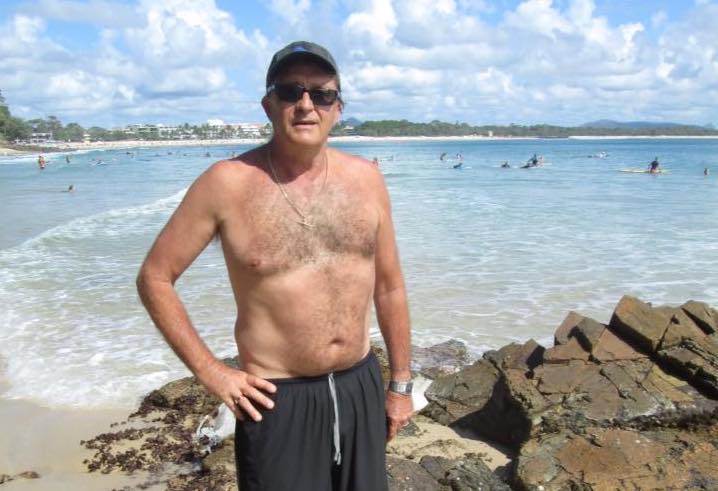 Steve Potter enjoying life on the Gold Coast