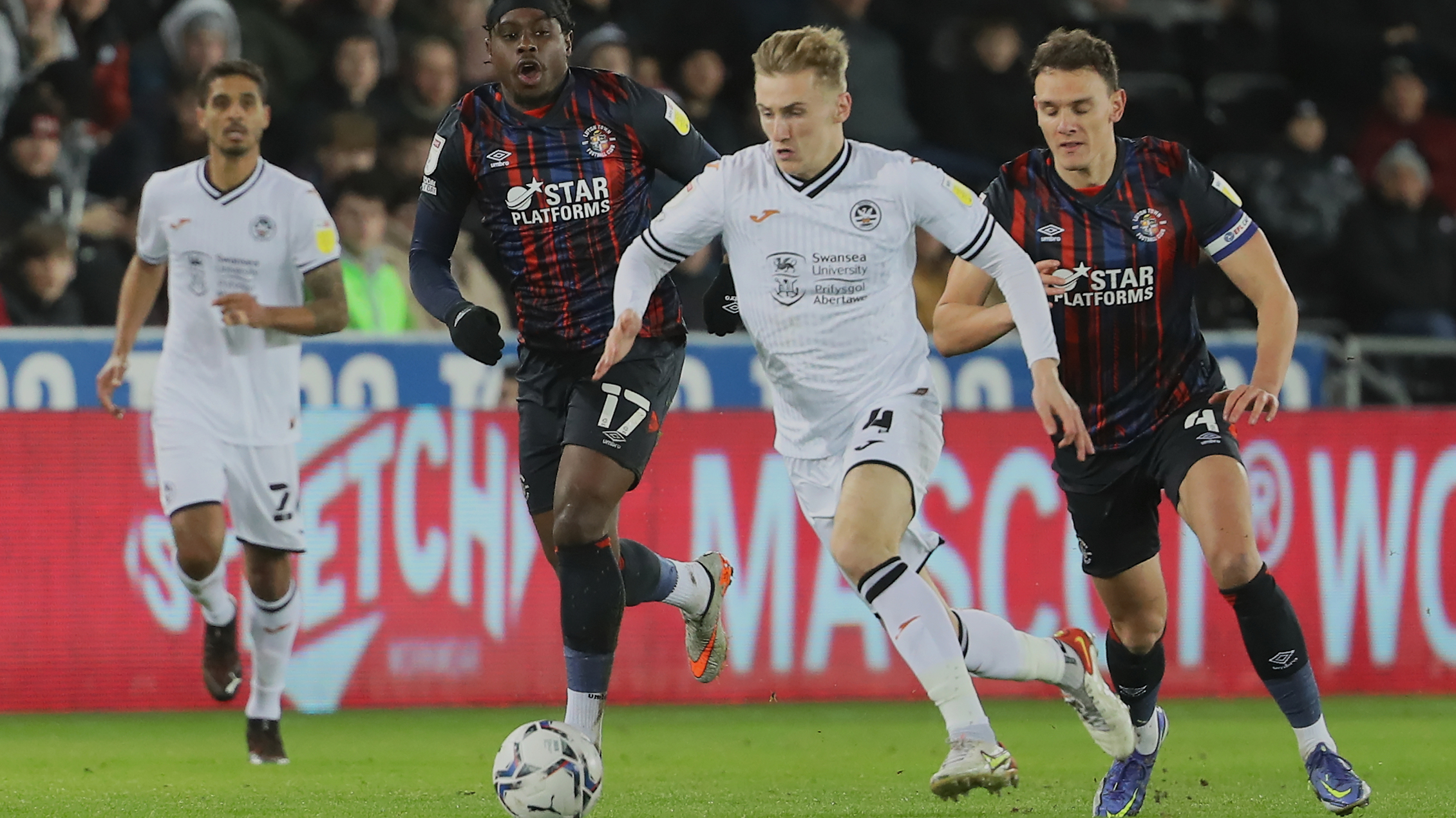 Luton Town home Flynn Downes