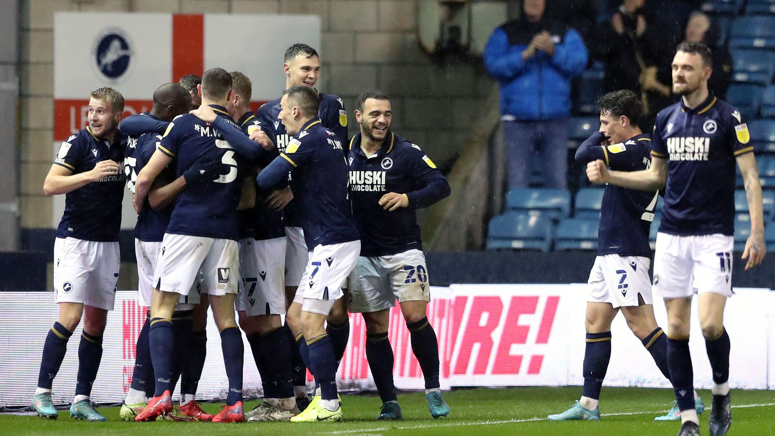 Millwall Celebrate a goal