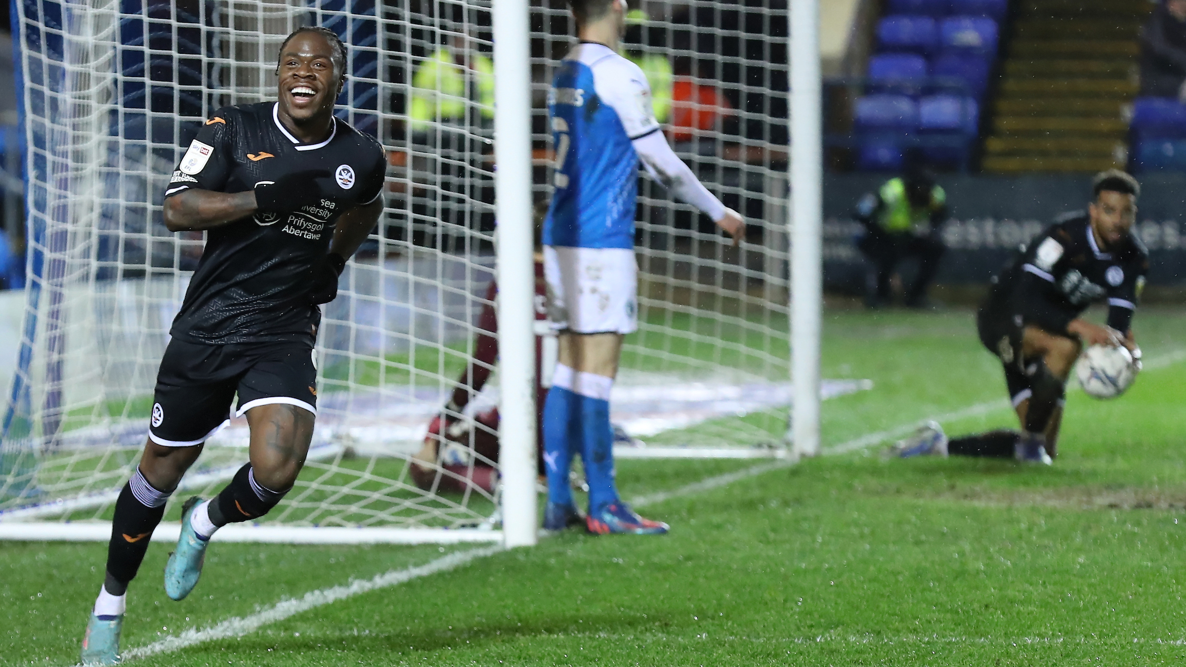 Peterborough away Michael Obafemi 2