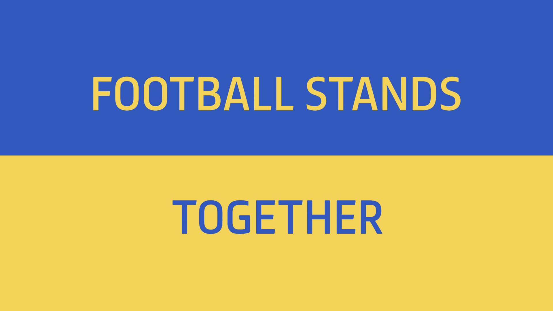 Football Stands Together