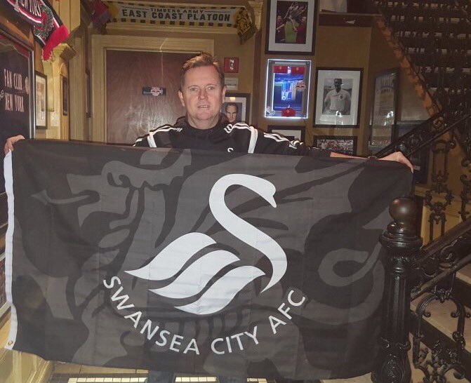 Martyn James on holiday but never far away from Swansea City
