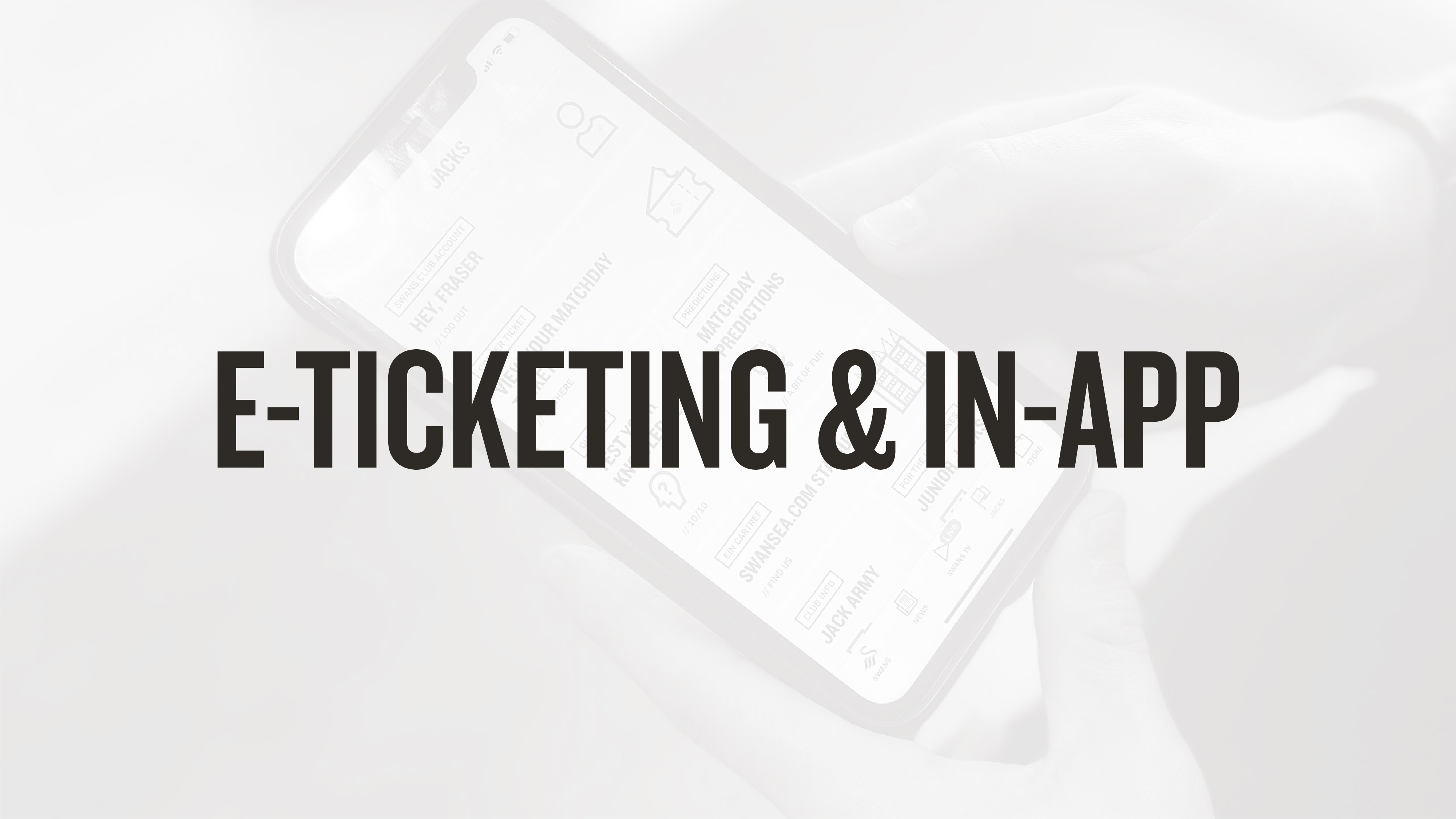 E-ticketing & in-app