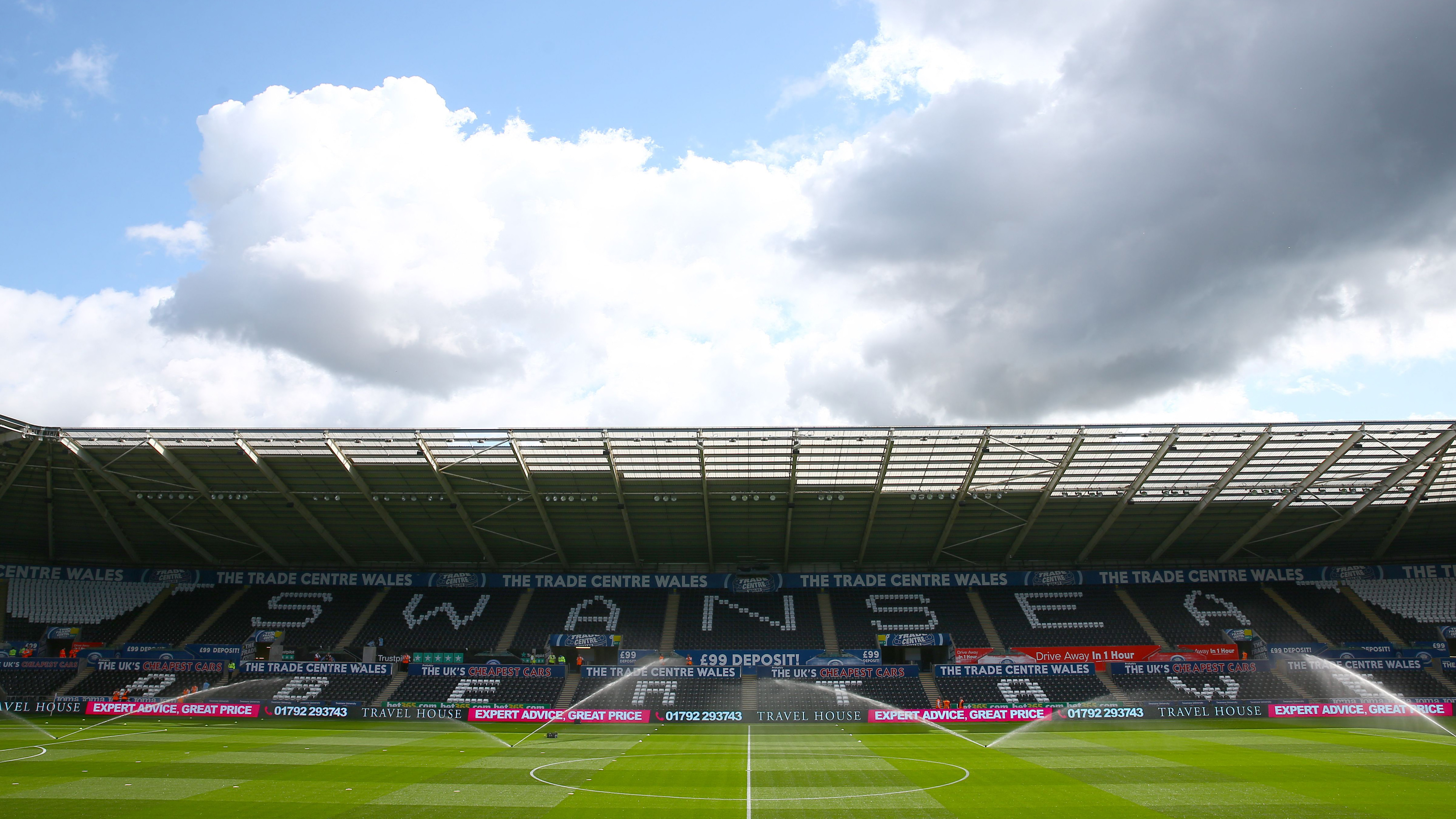 General view of the East Stand at Swansea.com Stadium
